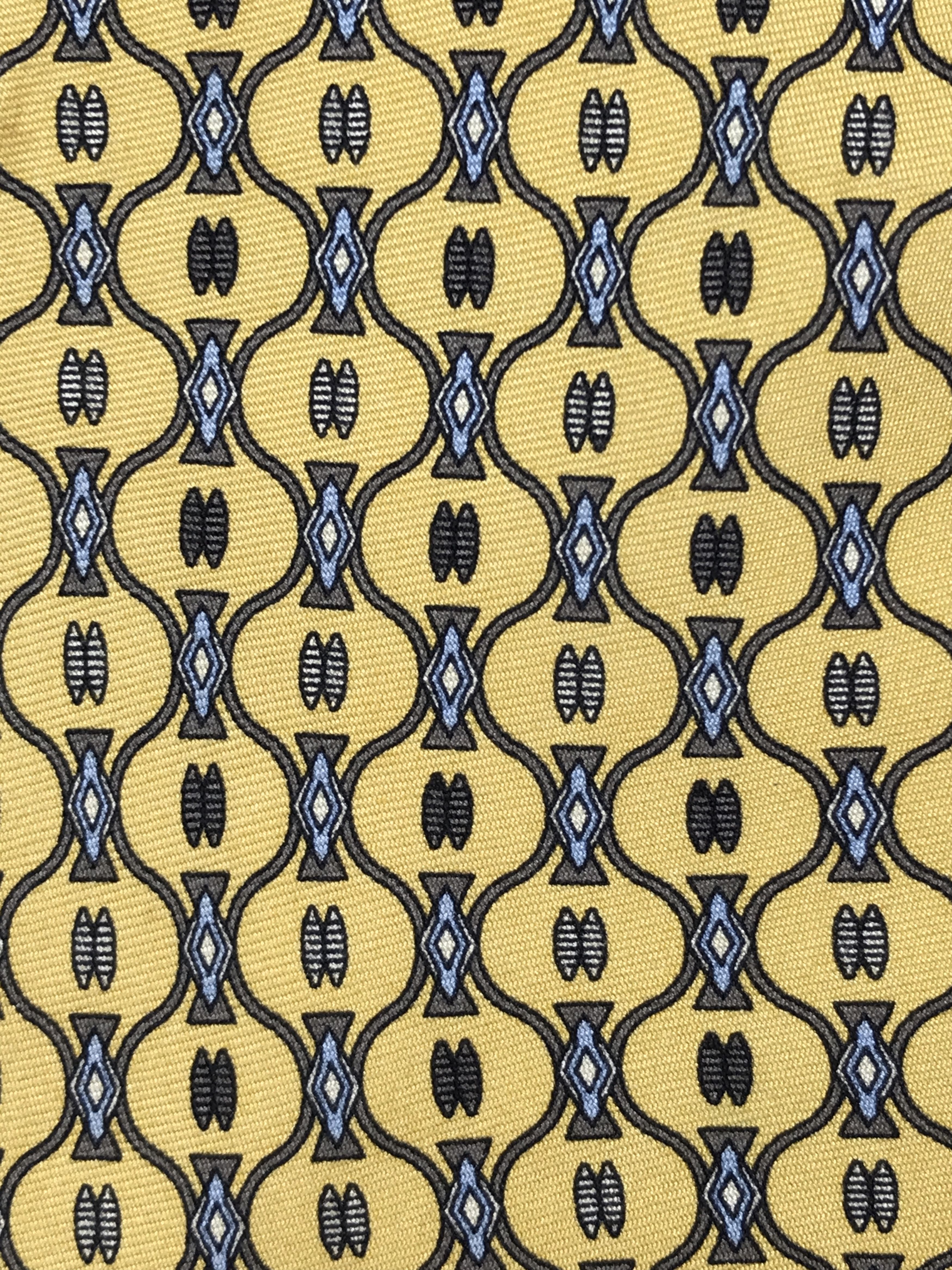 Designer × Jean-Louis Scherrer × Vintage Vintage Jean Louis Scherrer Silk Necktie Size ONE SIZE - 5 Thumbnail