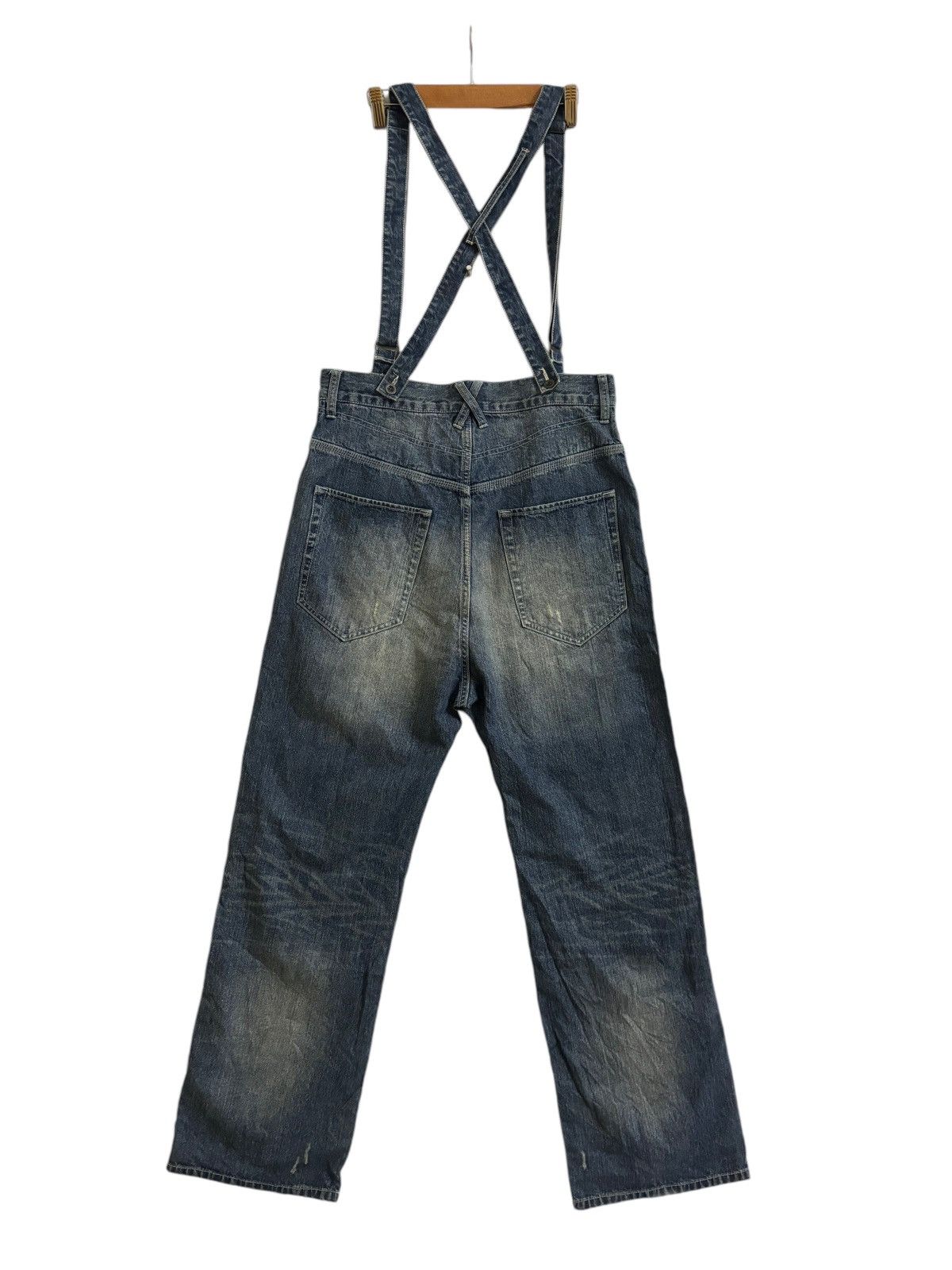 If Six Was Nine × Japanese Brand GARAGE BLUE JAPANESE BRAND BAGGY STYLE DENIM Size US 32 / EU 48 - 6 Thumbnail