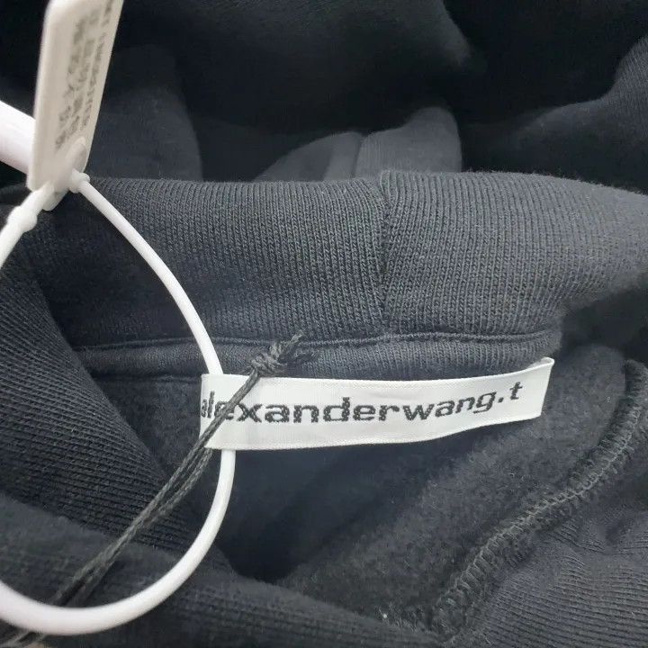 Alexander Wang Alexander Wang Black Logo Hoodie for Women - Size XXS / US 00 / IT 34 - 6 Thumbnail