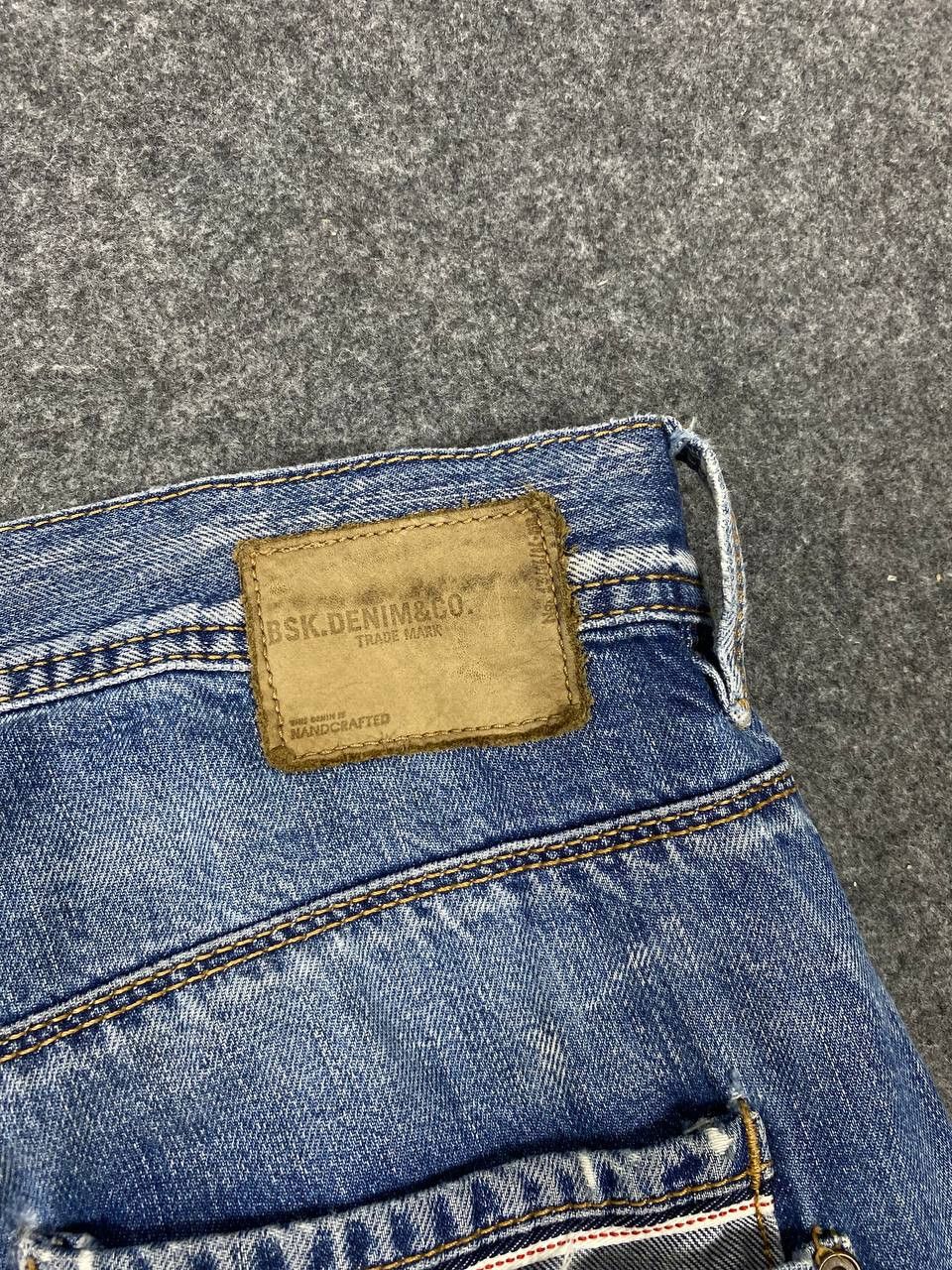 Bershka bershka distressed denim selvedgeon pocket nice design Size US 38 / EU 54 - 6 Thumbnail
