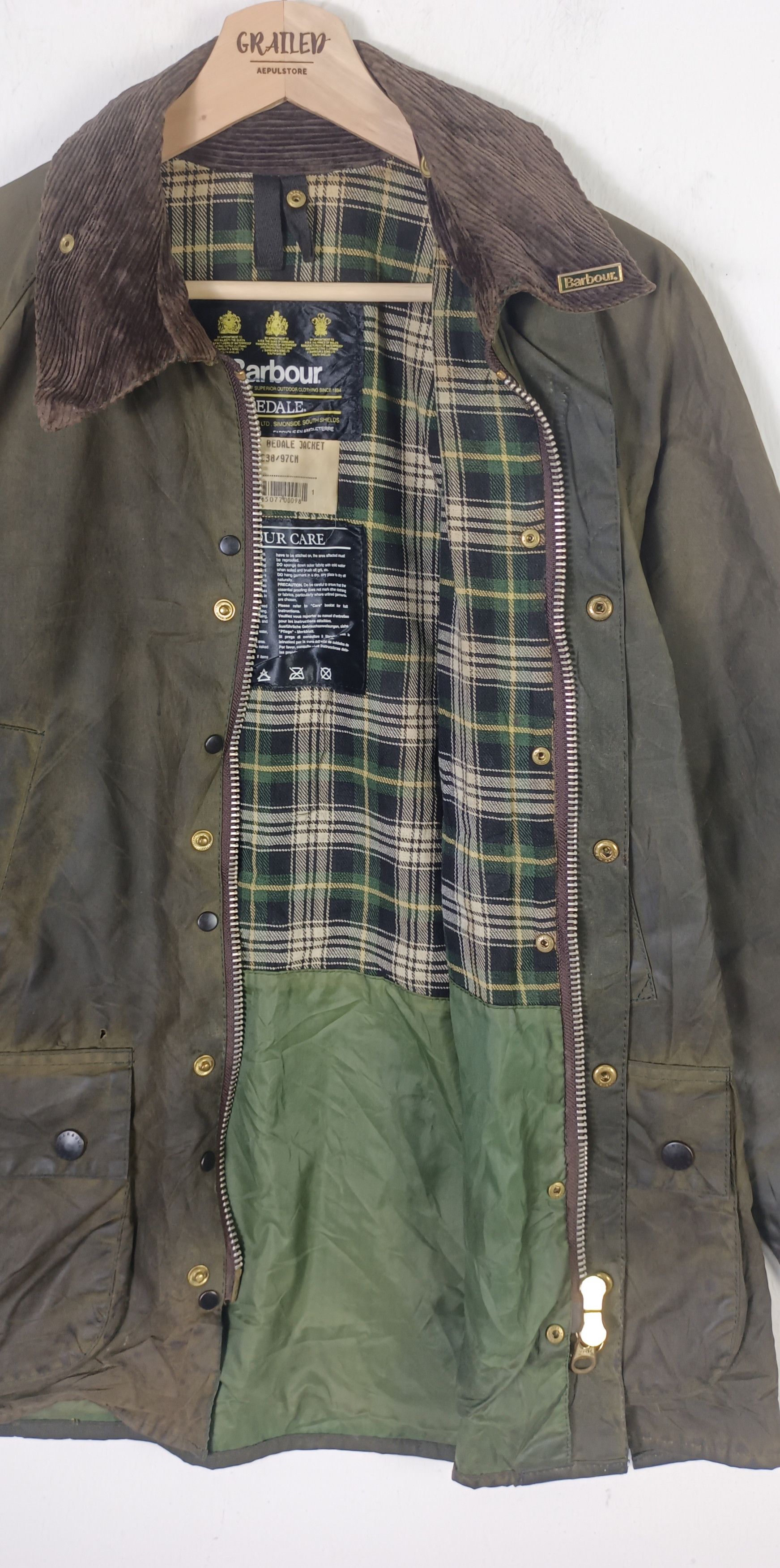 Barbour Barbour Bedale Wax Jacket Size US L / EU 52-54 / 3 - 8 Thumbnail