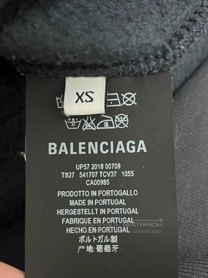 Balenciaga Balenciaga Purple Band Portrait Hooded Sweatshirt Size US XS / EU 42 / 0 - 6 Thumbnail