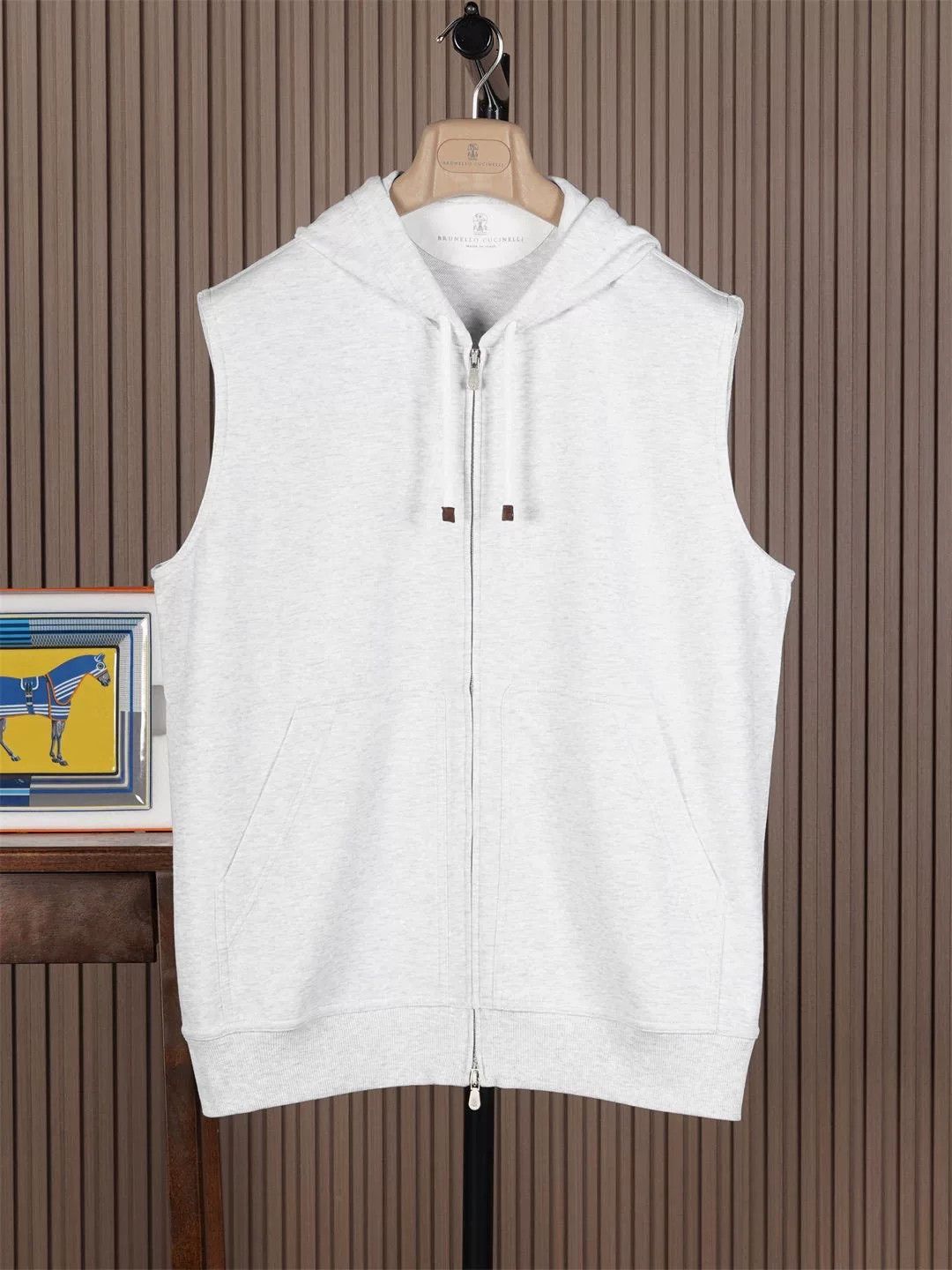 Brunello Cucinelli Brunello Cucinelli Hooded Sweatshirt Vest Size US M / EU 48-50 / 2 - 1 Thumbnail