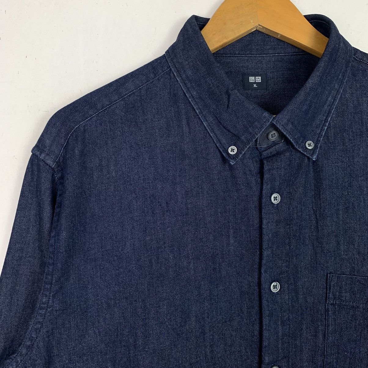 Uniqlo Uniqlo Denim long sleeve Jacket Size US XL / EU 56 / 4 - 5 Thumbnail