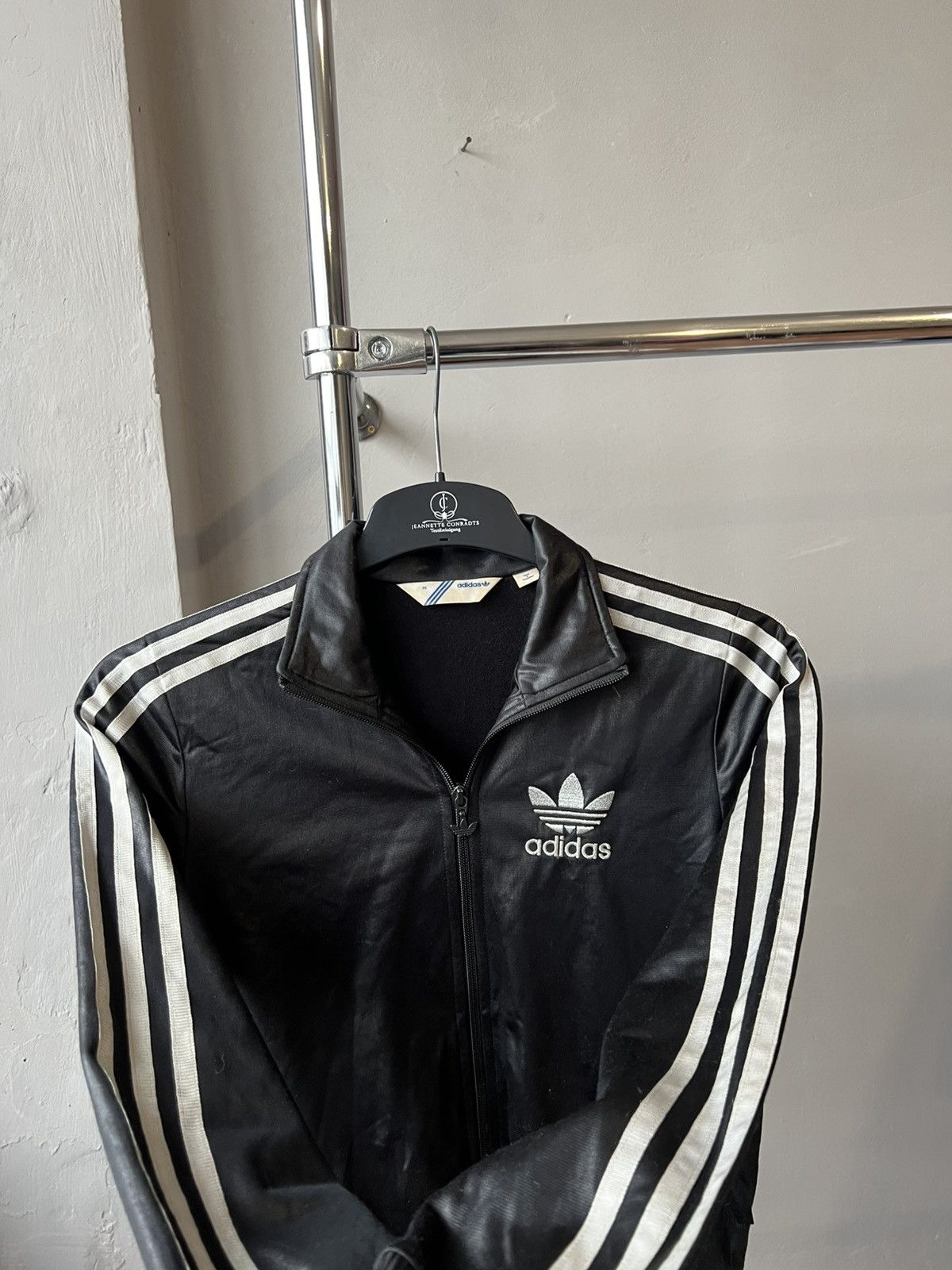 Adidas 2009 RARE ADIDAS CHILE 62 FIREBIRD TREFOIL ZIP WAXED JACKET Size XS / US 0-2 / IT 36-38 - 15 Thumbnail