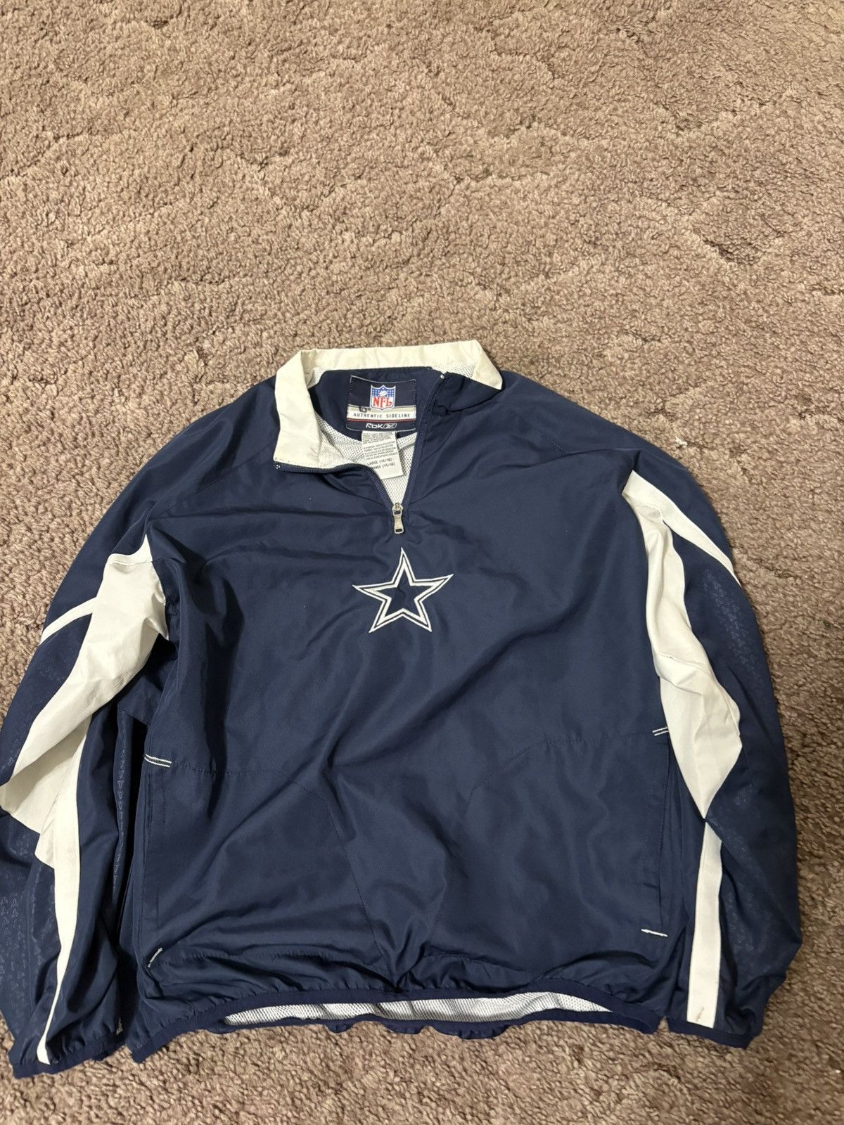 NFL × Reebok Dallas Cowboys quarter zip sweater Size US S / EU 44-46 / 1 - 1 Thumbnail