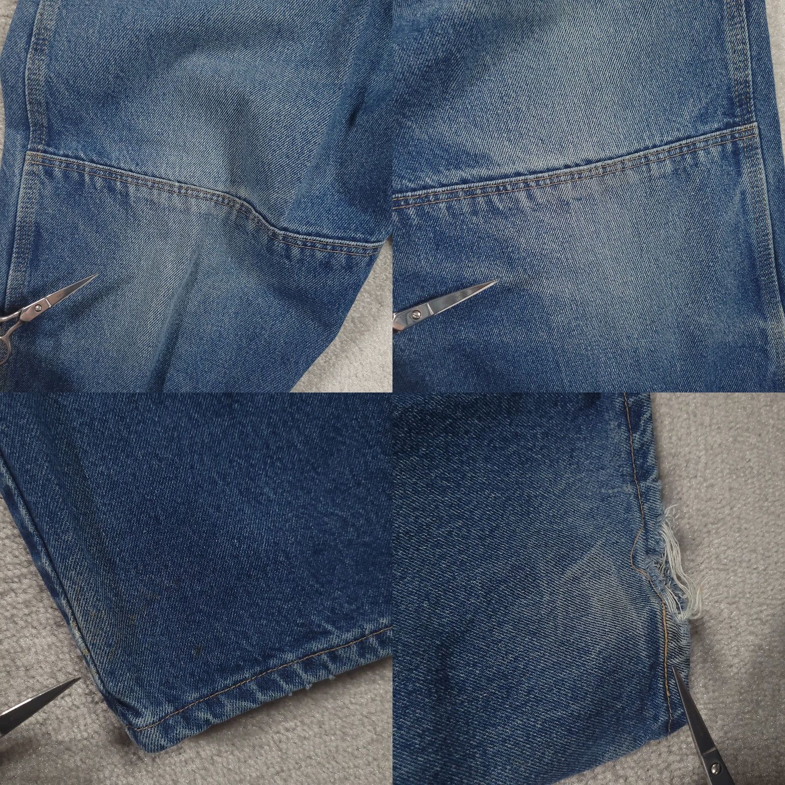 Wrangler Wrangler Riggs Workwear Jeans Dura Shield Denim Blue Mens 38x30 Zip Button Straight Relaxed 5-Pocket Denim Classic Workwear Mens Jeans ESG Size US 38 / EU 54 - 8 Thumbnail