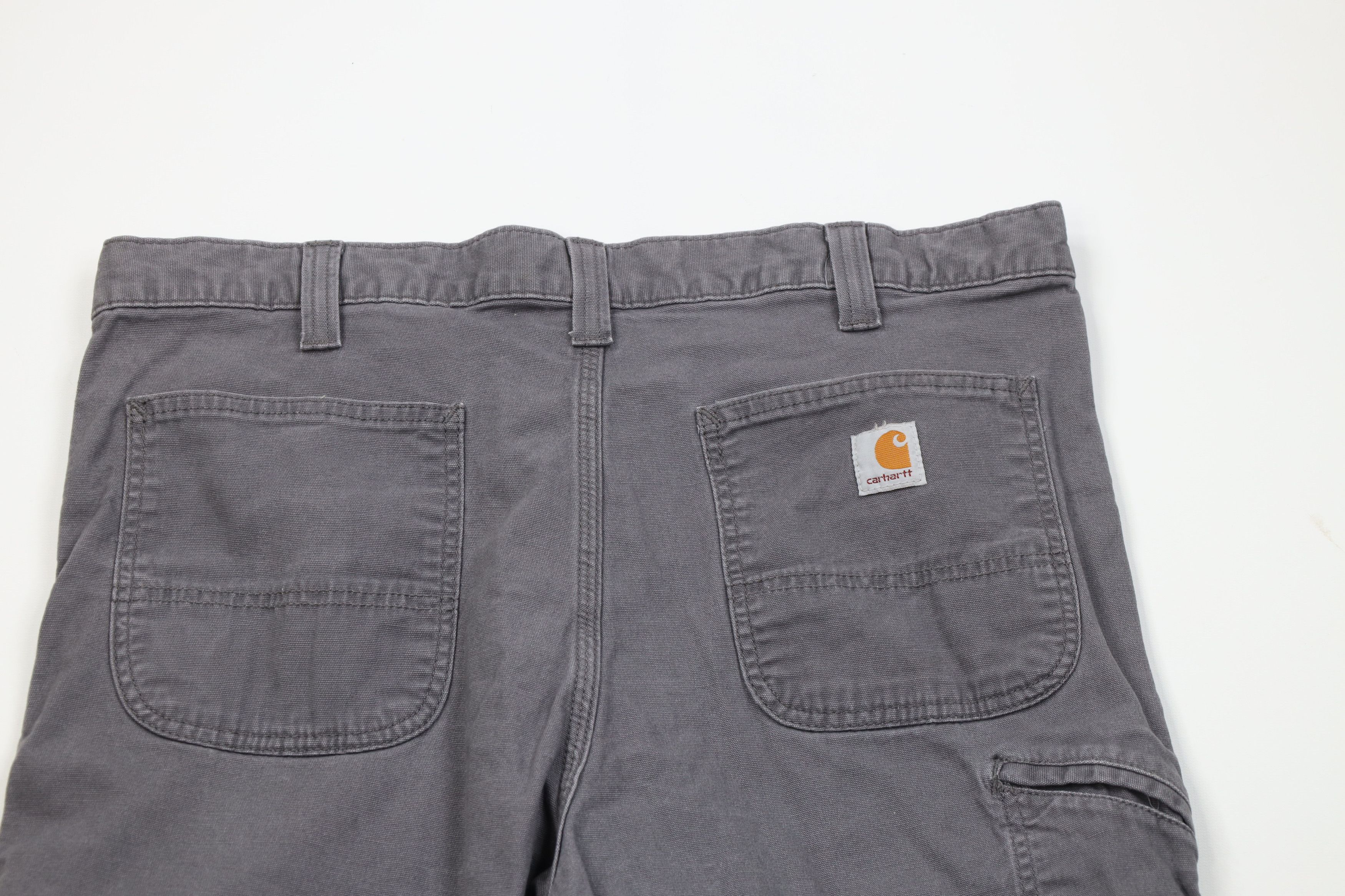 Carhartt Vintage Carhartt Relaxed Fit Canvas Wide Leg Dungaree Pants Size US 36 / EU 52 - 10 Thumbnail