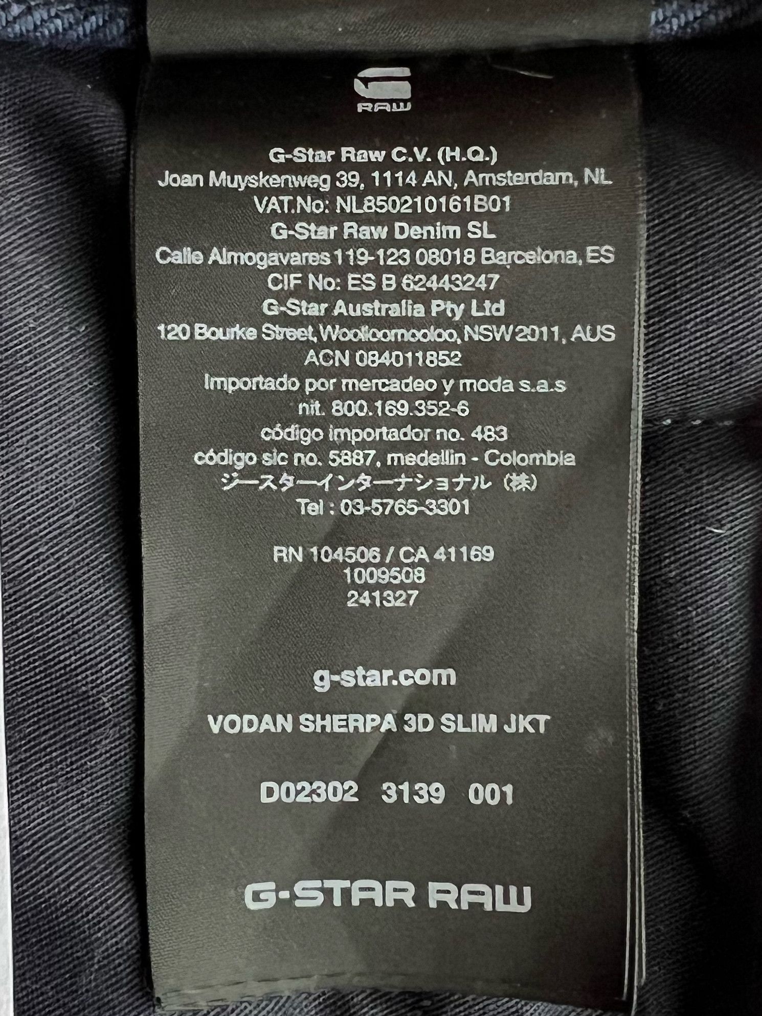 G-Star G-STAR RAW VODAN SHERPA 3D SLIM DENIM ZIP CARGO JACKET Size US S / EU 44-46 / 1 - 9 Thumbnail