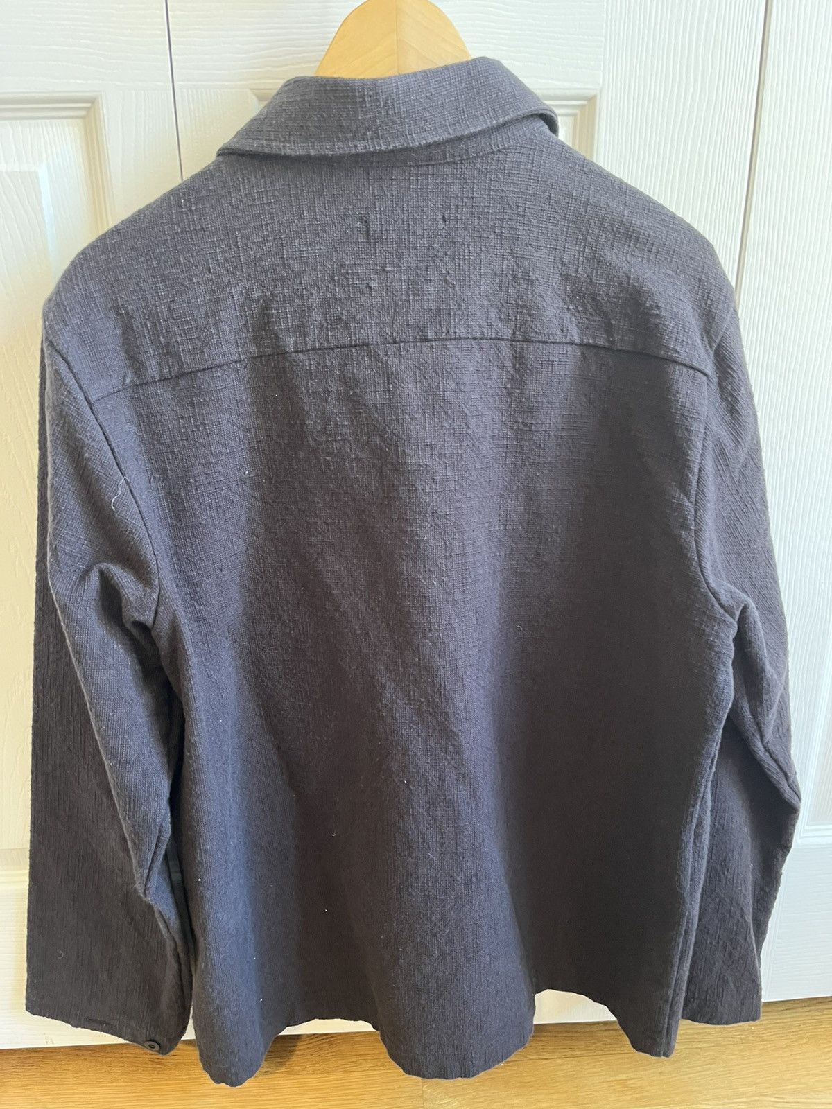 Evan Kinori Evan Kinori Field shirt charcoal/brown Size US M / EU 48-50 / 2 - 4 Thumbnail
