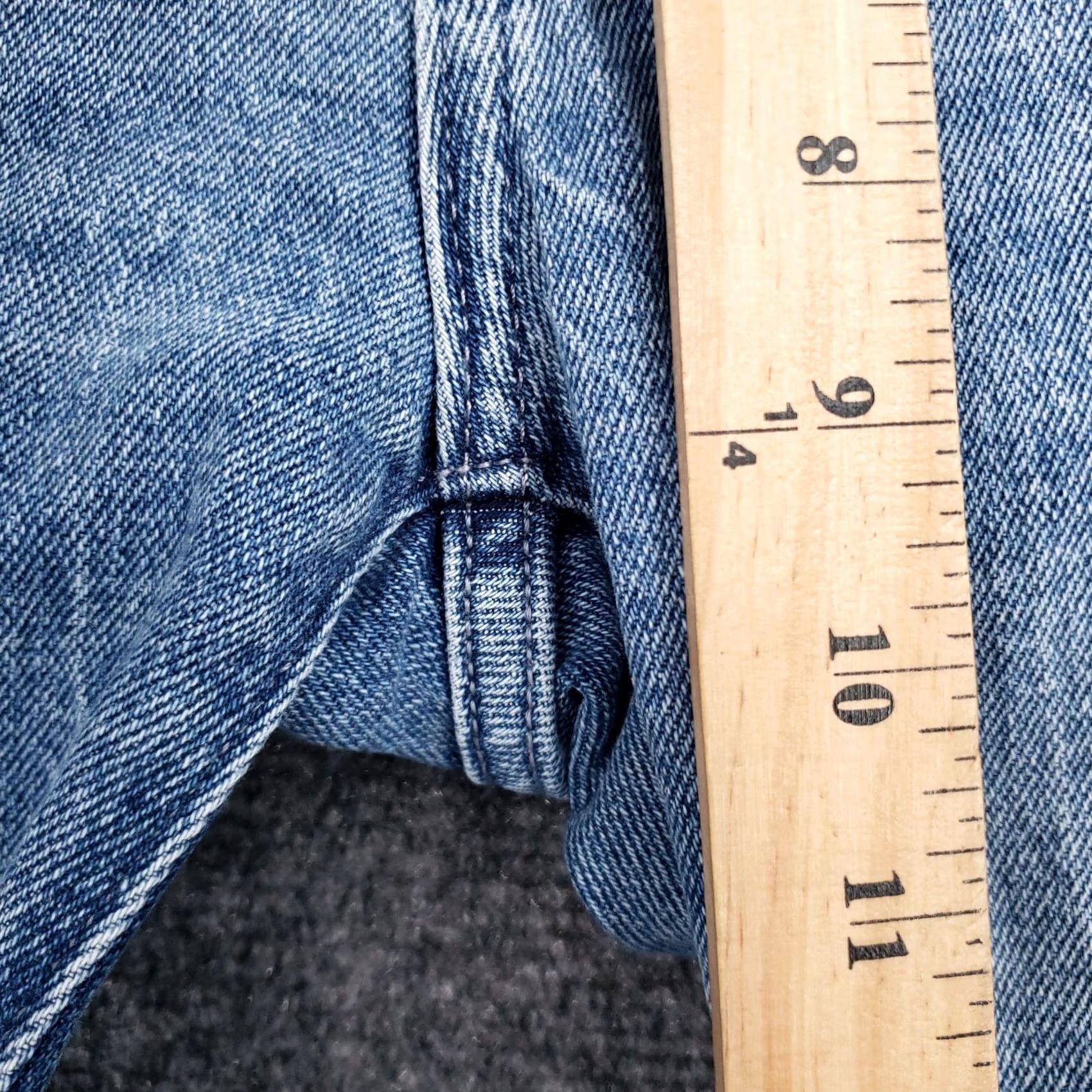 Pacsun PacSun Jeans Men 30x29 Blue Skinny Straight Leg Medium Wash Denim Zip Fly Ripped Size US 29 - 5 Thumbnail
