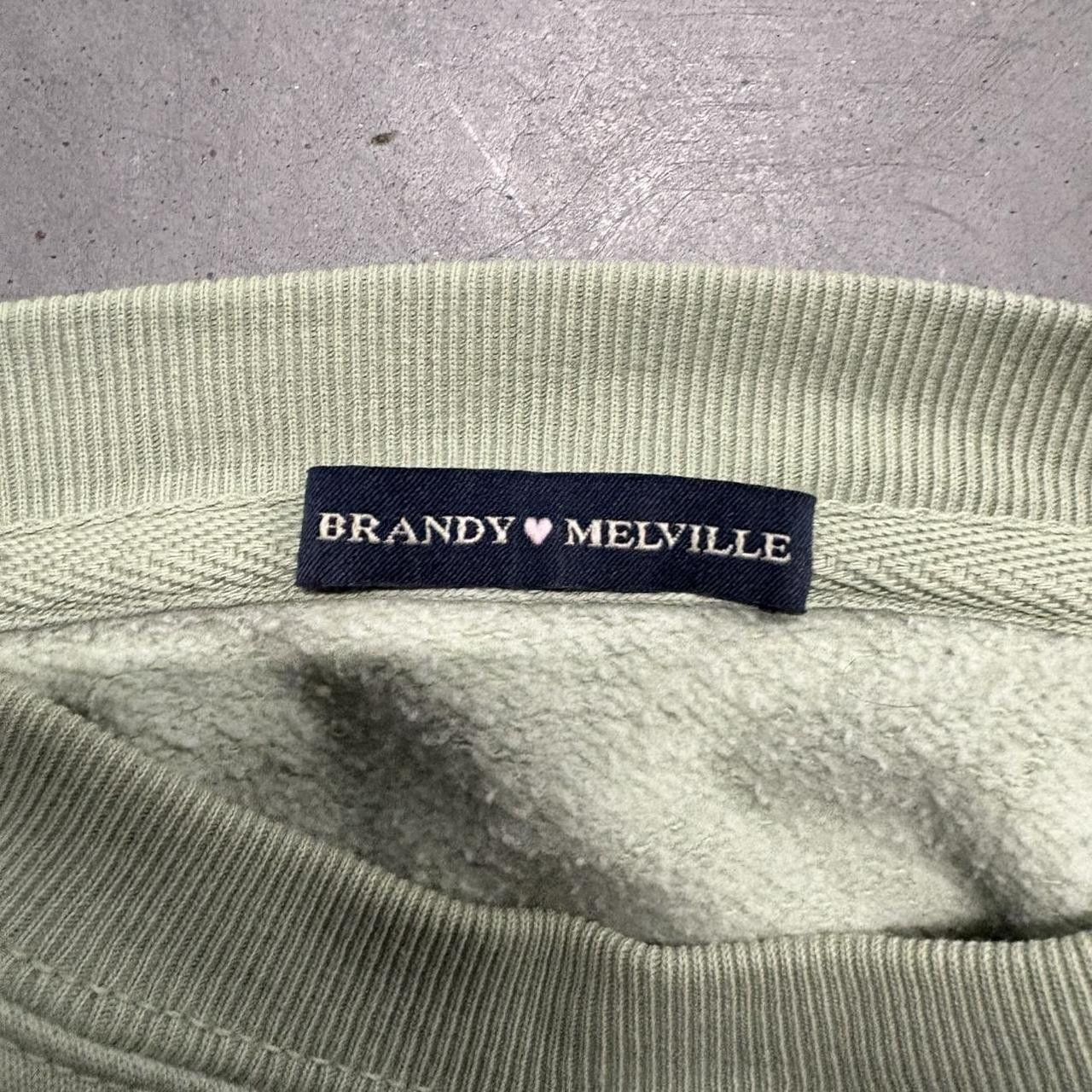 Vintage Crazy Vintage Y2K/2000s Blank Brandy Melville Mint Green Crewneck Sweatshirt! Size US XXL / EU 58 / 5 - 3 Thumbnail