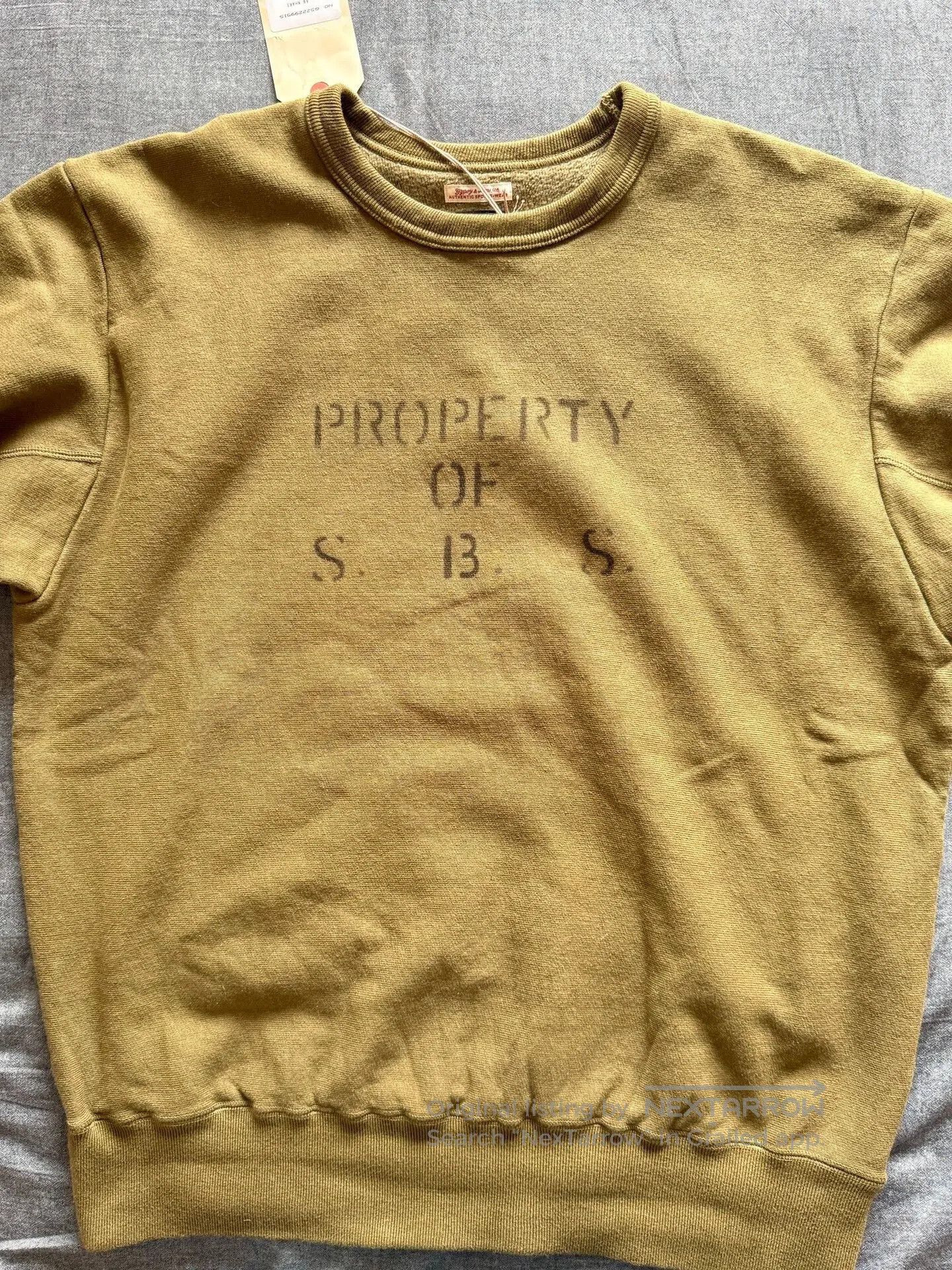 Gypsy GYPSY SONS 80s US Retro Khaki Green Sweatshirt. Size US XS / EU 42 / 0 - 9 Thumbnail