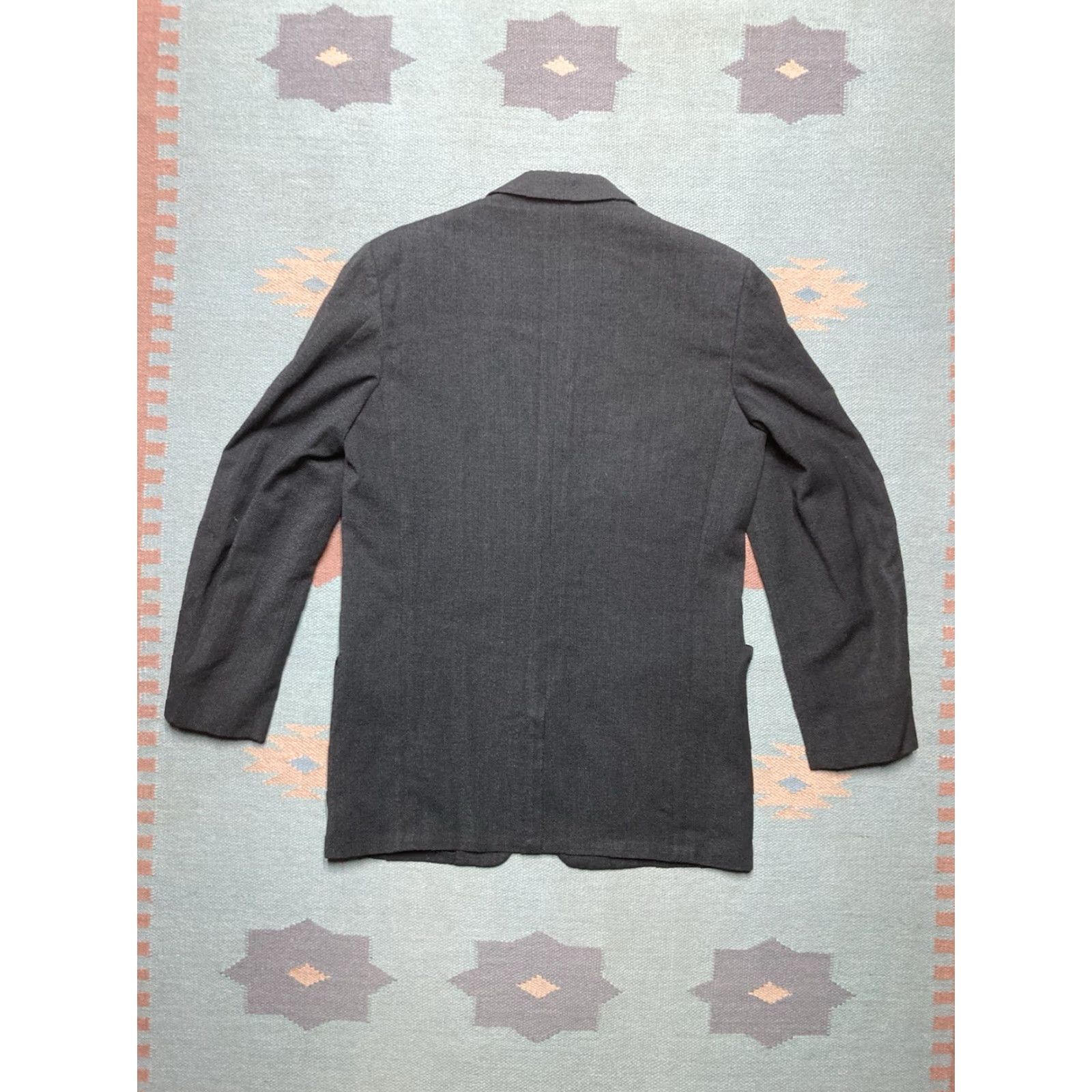Vintage VINTAGE Richman Brothers 2 Piece Suit Single-Breasted Black 38 Mens Rockabilly 1950s Size 38R - 7 Thumbnail
