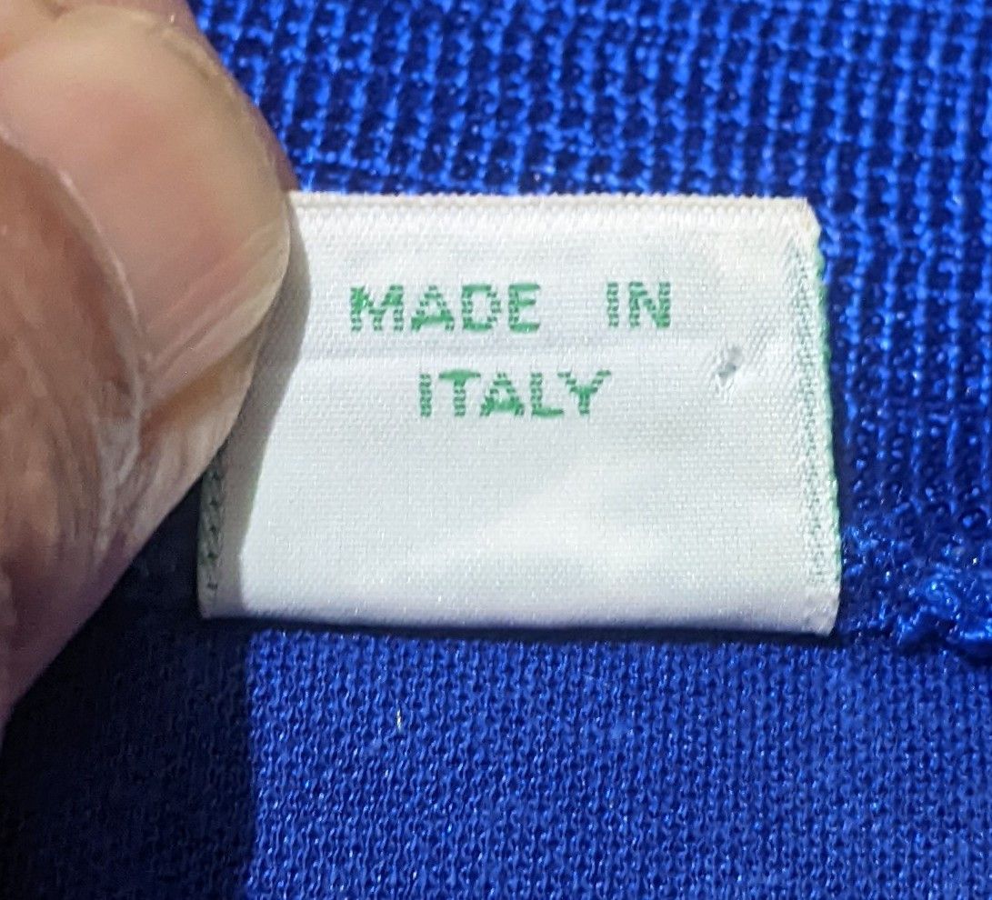 Diadora Italy 1986-1991 Home Long Sleeve Jersey Roberto Baggio 11 Size US M / EU 48-50 / 2 - 7 Thumbnail