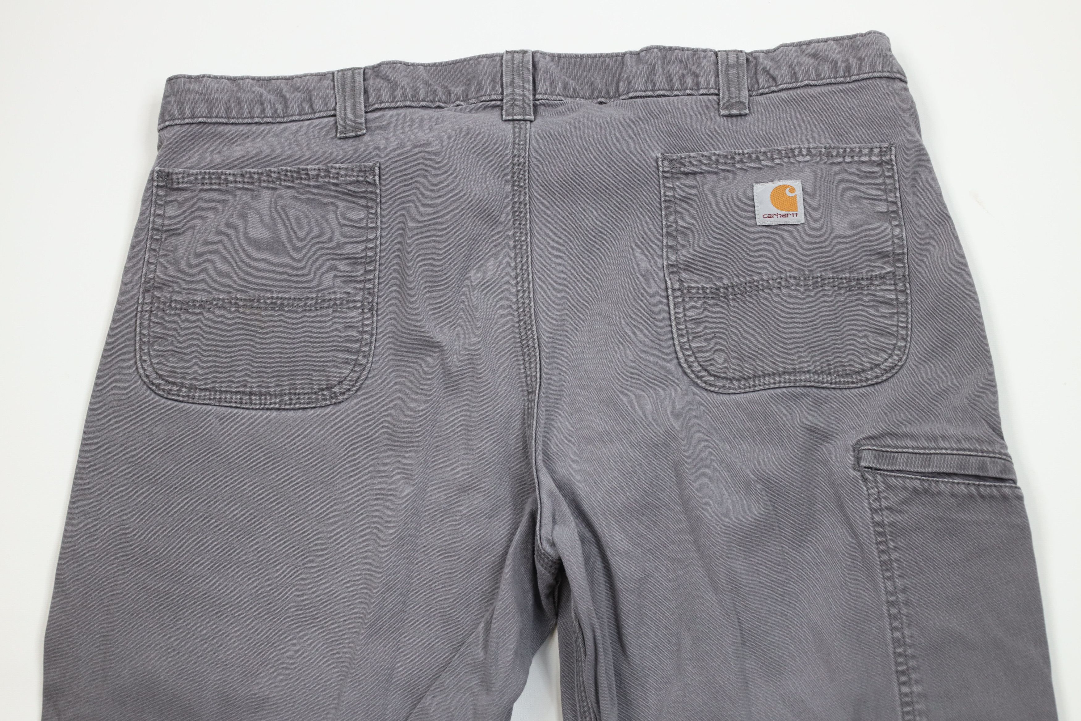 Carhartt Vintage Carhartt Spell Out Canvas Wide Leg Dungaree Pants Size US 40 / EU 56 - 11 Thumbnail