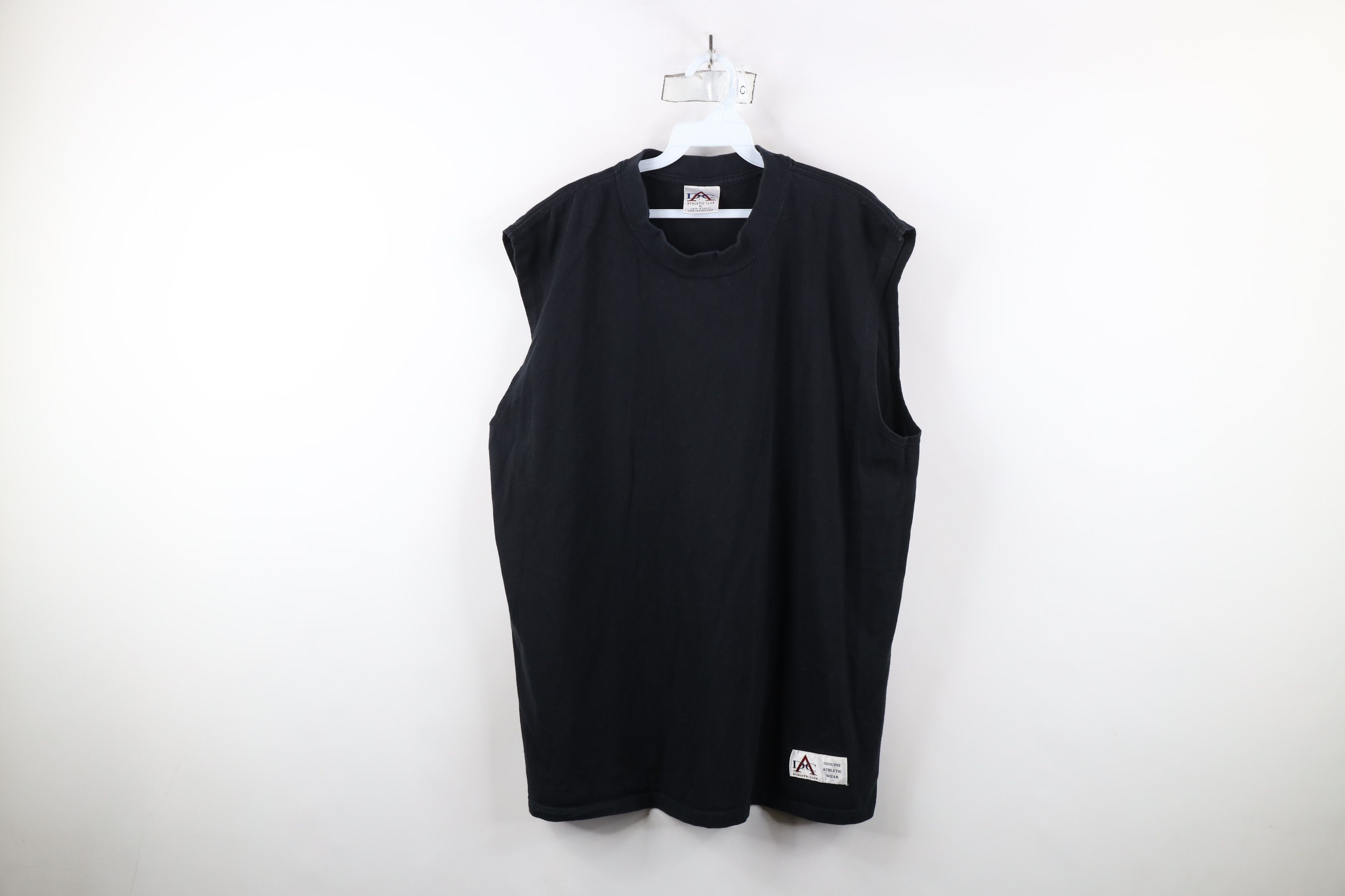 Vintage Vintage 90s Streetwear Sleeveless Muscle T-Shirt Black Size US XL / EU 56 / 4 - 1 Thumbnail