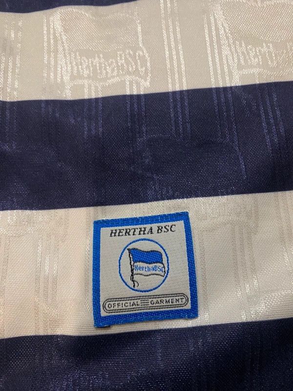 Adidas Hertha BSC 1997-98 Home Shirt XL Adidas Vintage Blue White Size US XL / EU 56 / 4 - 4 Thumbnail