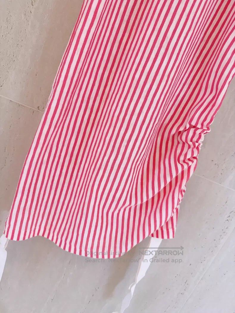 Chanel Chanel 19C Cruise Series Pink and White Striped Drawstring Size XXS / US 00 / IT 34 - 4 Thumbnail