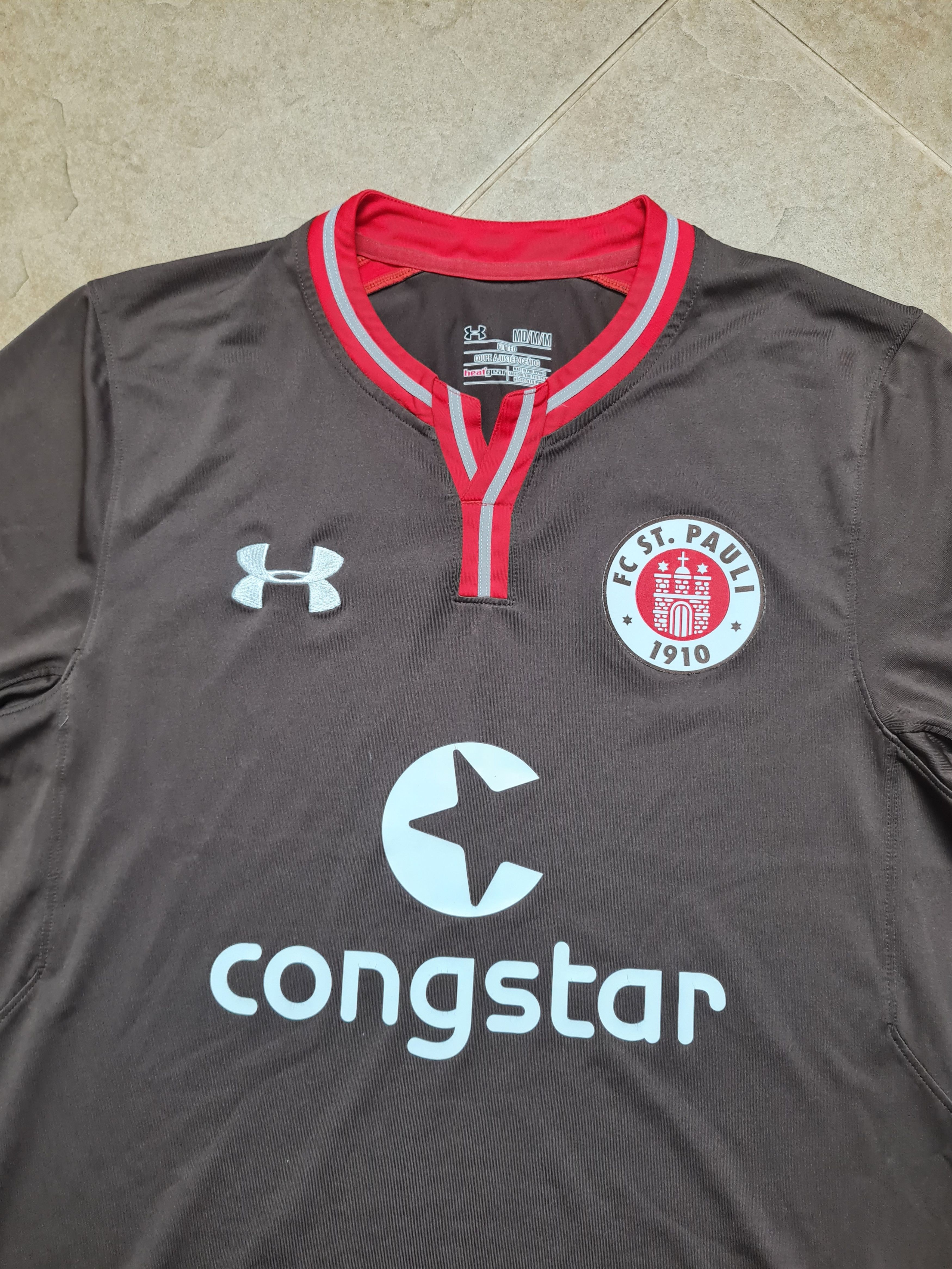 Under Armour SOCCER SHIRT ST PAULI 2019/2020 HOME FOOTBALL JERSEY Size US M / EU 48-50 / 2 - 12 Thumbnail