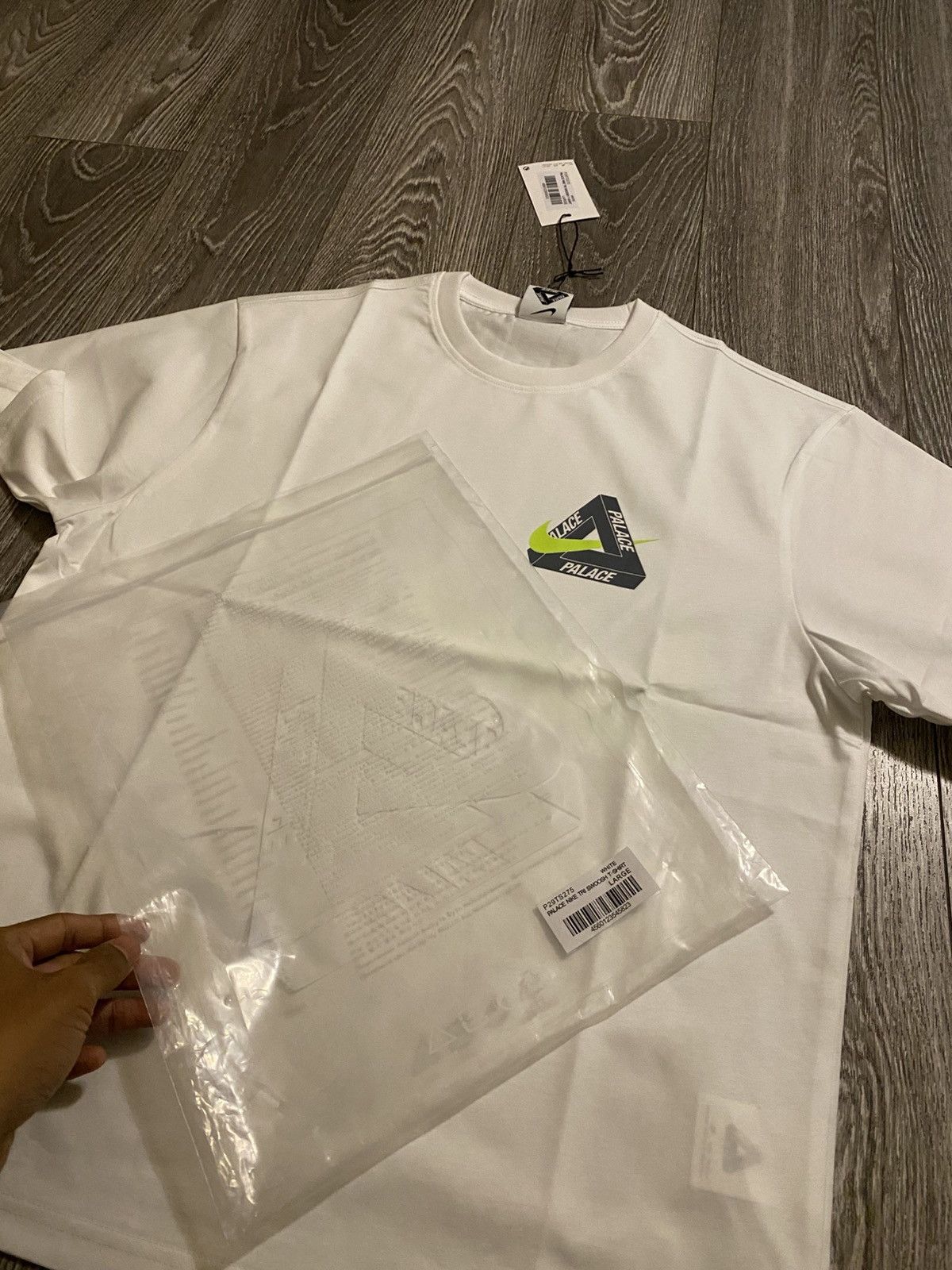 Palace Palace x Nike Tri-Ferg Tee White Volt Swoosh Size US L / EU 52-54 / 3 - 9 Thumbnail