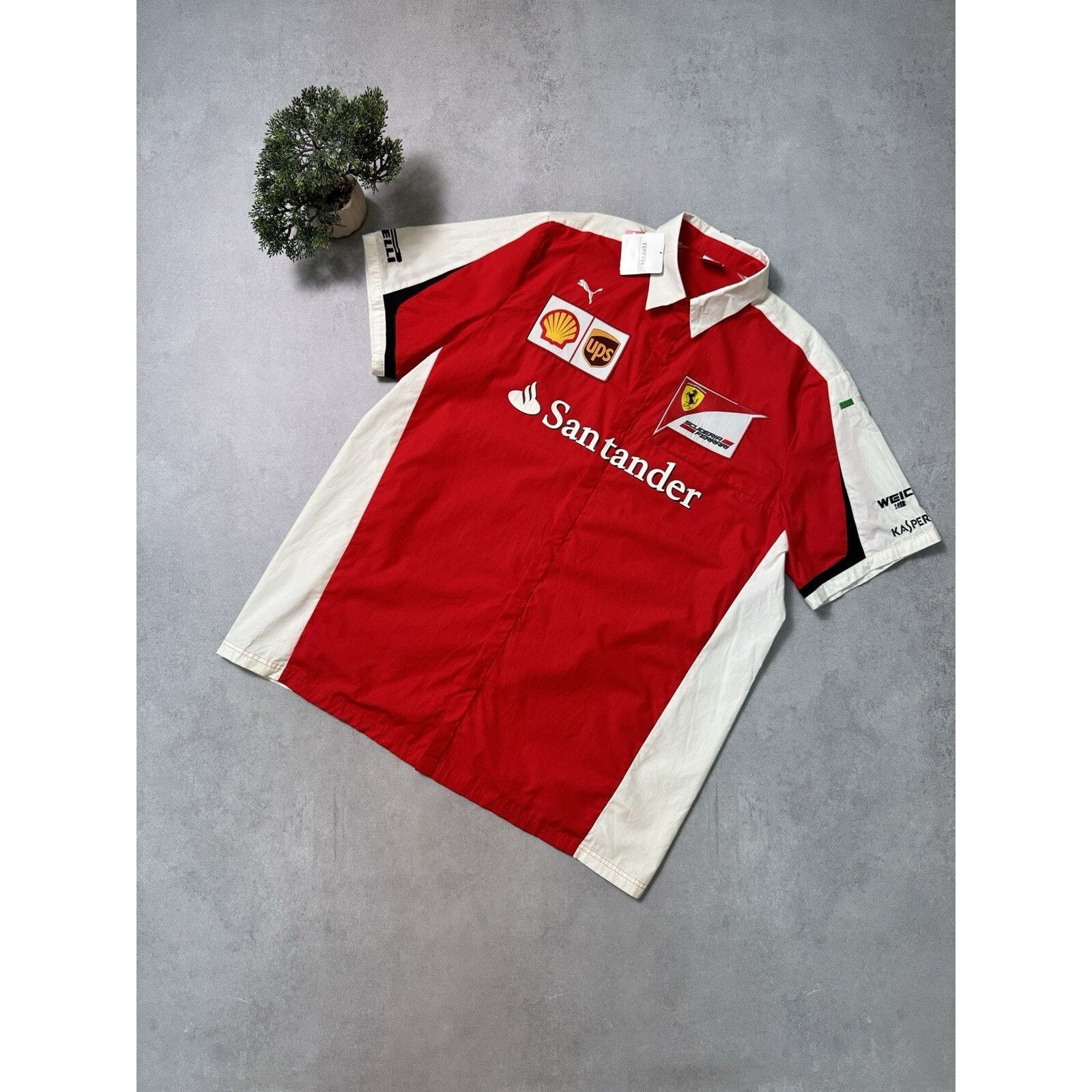 Vintage Puma Ferrari Santader Formula One F1 Racing Size XXL