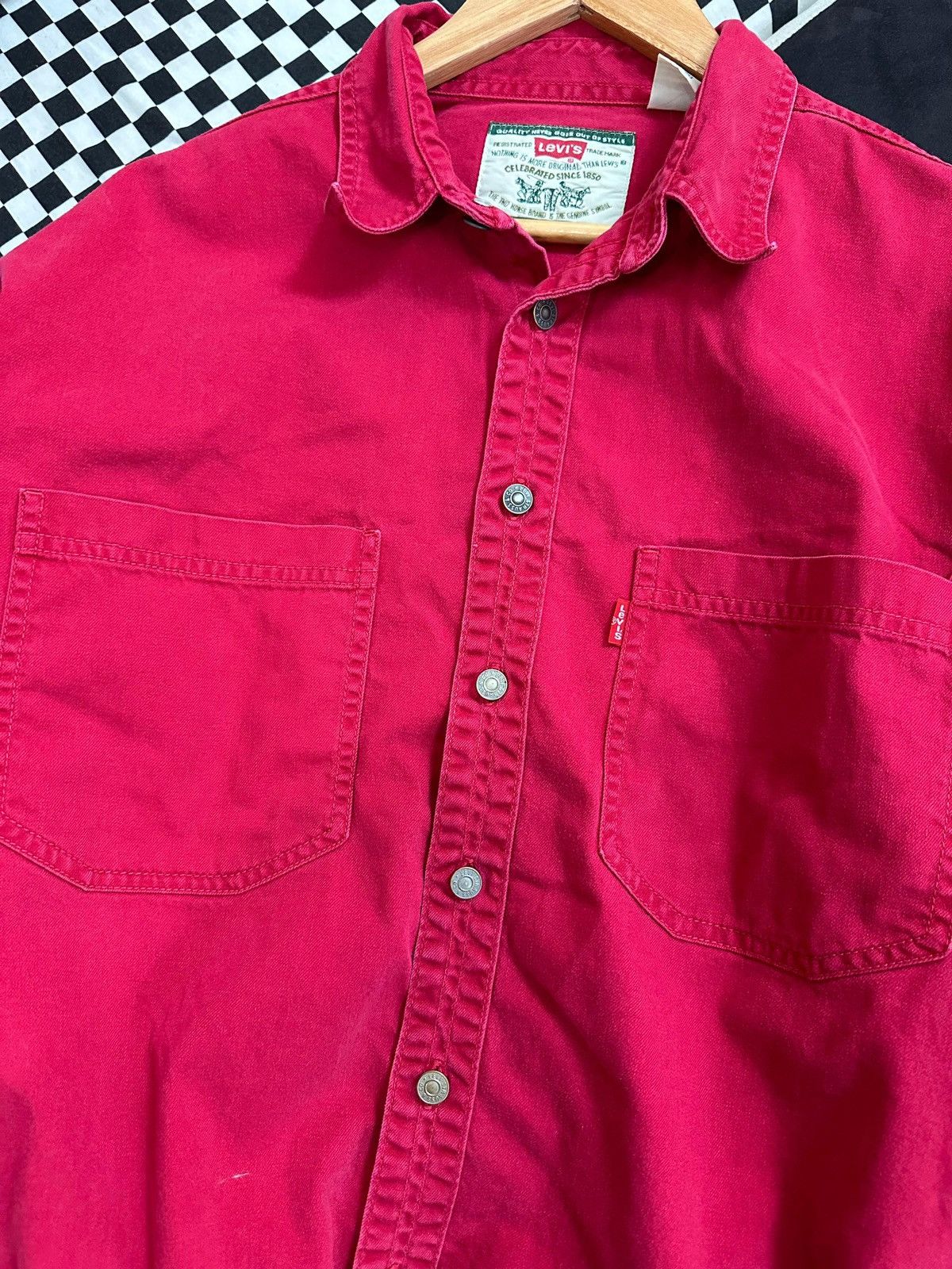 Levi's × Levi's Vintage Clothing × Vintage LEVIS BUTTON UP SHIRT Size US XL / EU 56 / 4 - 3 Thumbnail