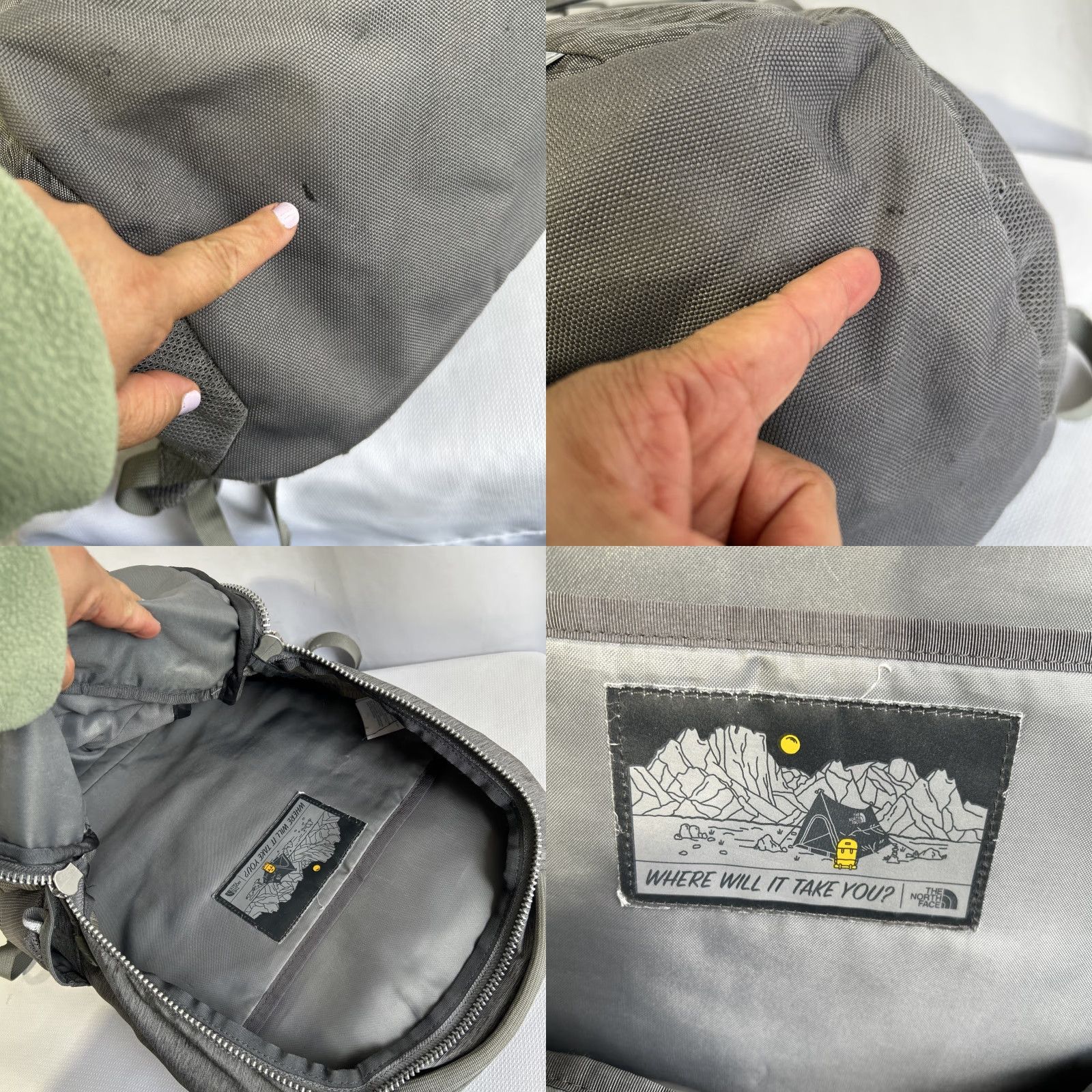 The North Face The North Face Backpack Gray Jester Flexvent Laptop Travel Bag Unisex Adults Travel, Polyester, Gray, Backpack Size ONE SIZE - 9 Thumbnail