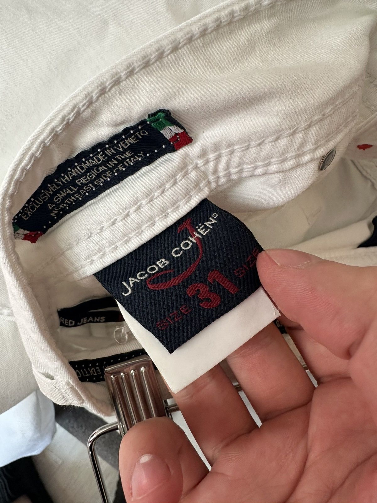 Jacob Cohen Vintage Jacob Cohen White Streetwear pants Size US 31 - 6 Thumbnail