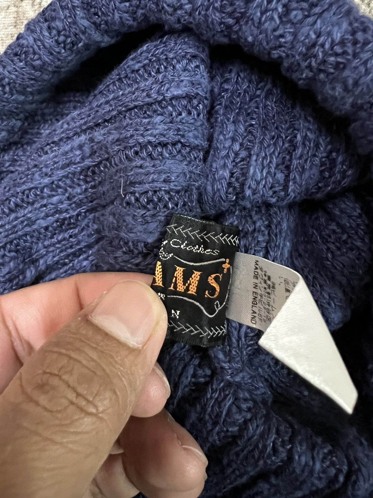 Beams Plus Beams Plus Indigo Plain Beanie Hats Size ONE SIZE - 7 Thumbnail