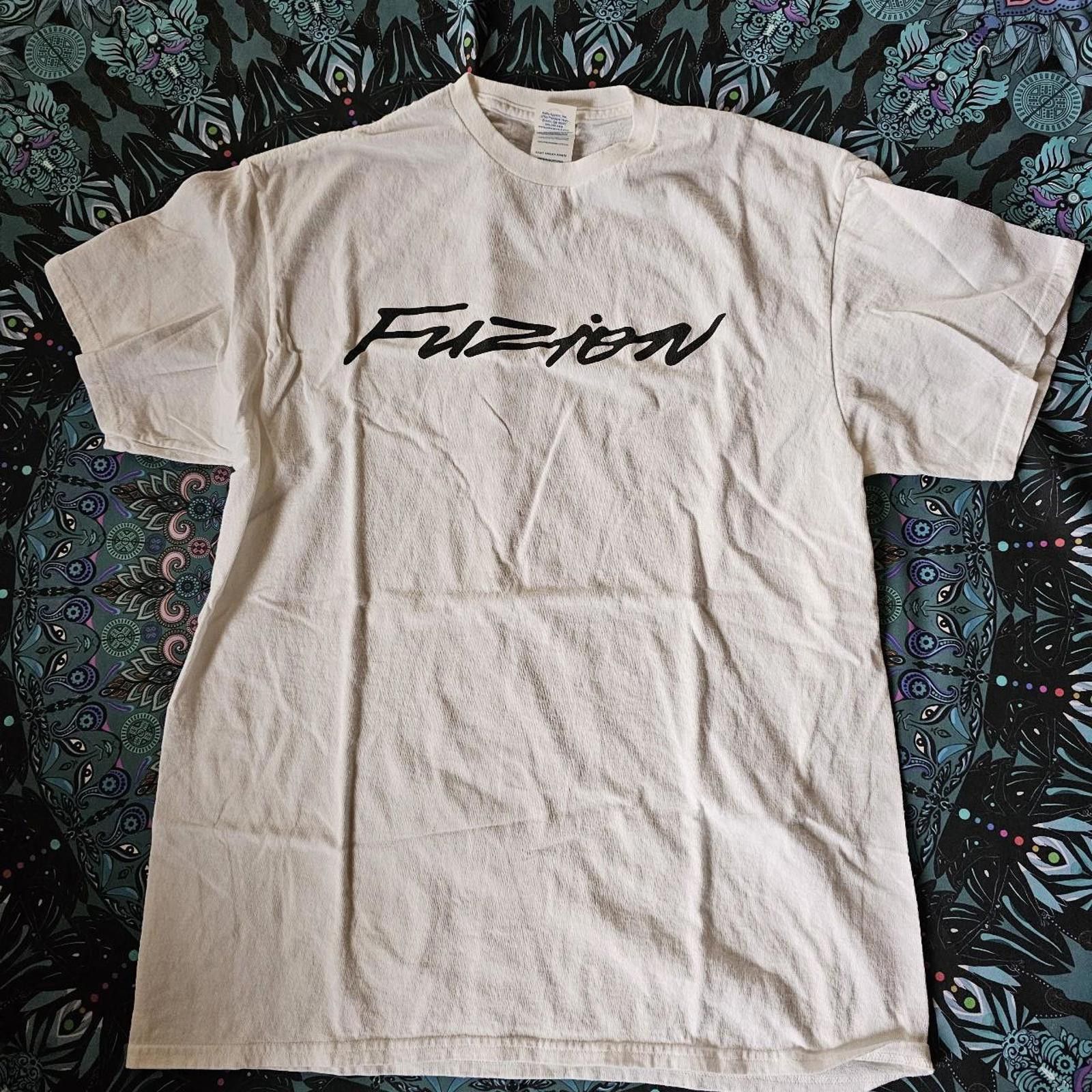 Designer Men's Black and White Fuzion T-shirt Size US L / EU 52-54 / 3 - 1 Thumbnail
