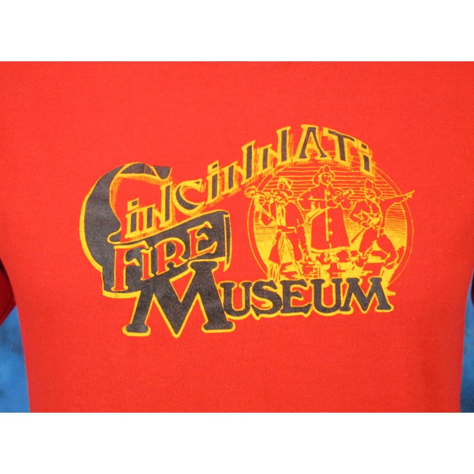 Vintage VINTAGE 80s CINCINNATI FIRE MUSEUM T-Shirt SMALL ohio fighter Men Red Size US S / EU 44-46 / 1 - 5 Thumbnail