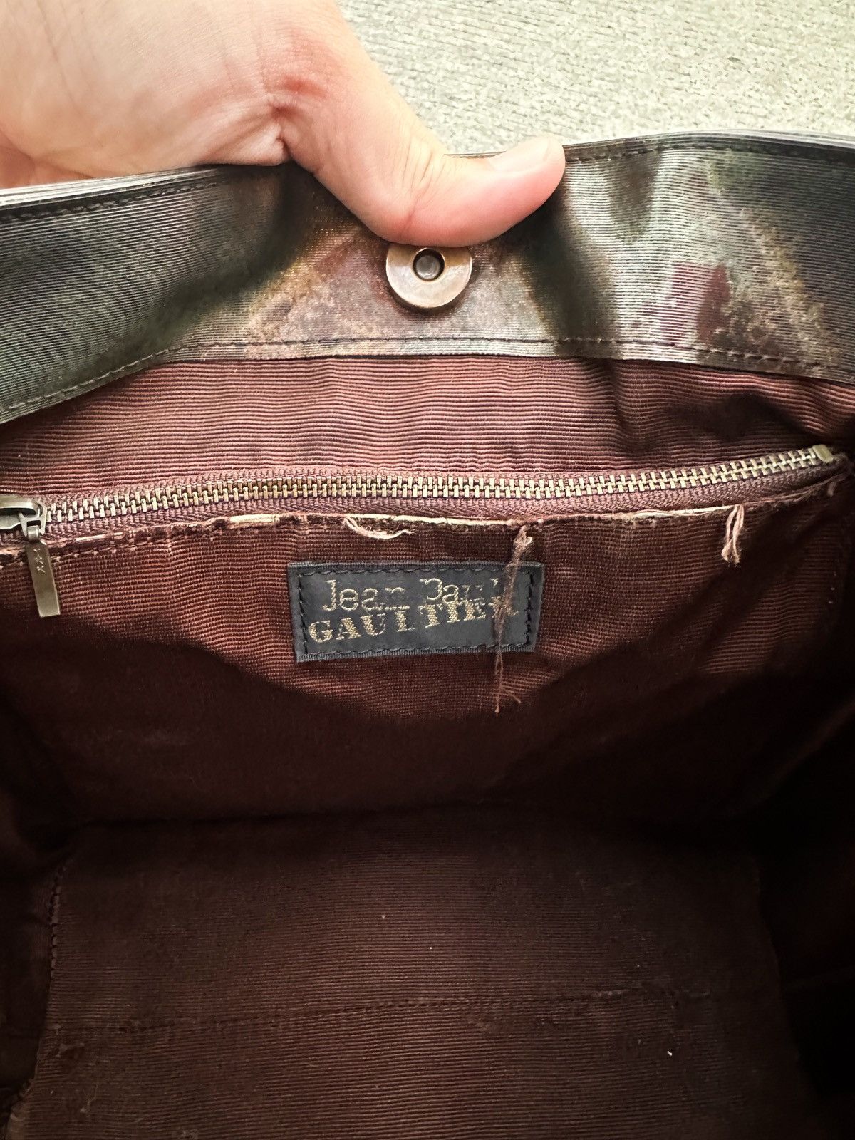 Jean Paul Gaultier JPG AW95 Cyber Rust Shoulder Bag Size ONE SIZE - 8 Thumbnail
