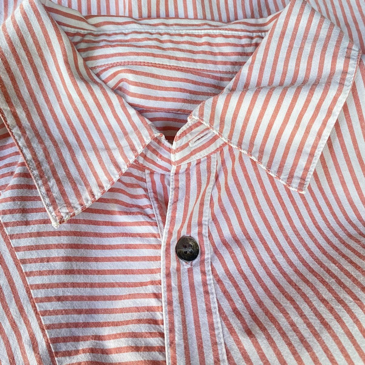 Hai Sporting Gear HAI SPORTING GEAR Red and White Striped Button-Up Shirt Size US M / EU 48-50 / 2 - 8 Thumbnail