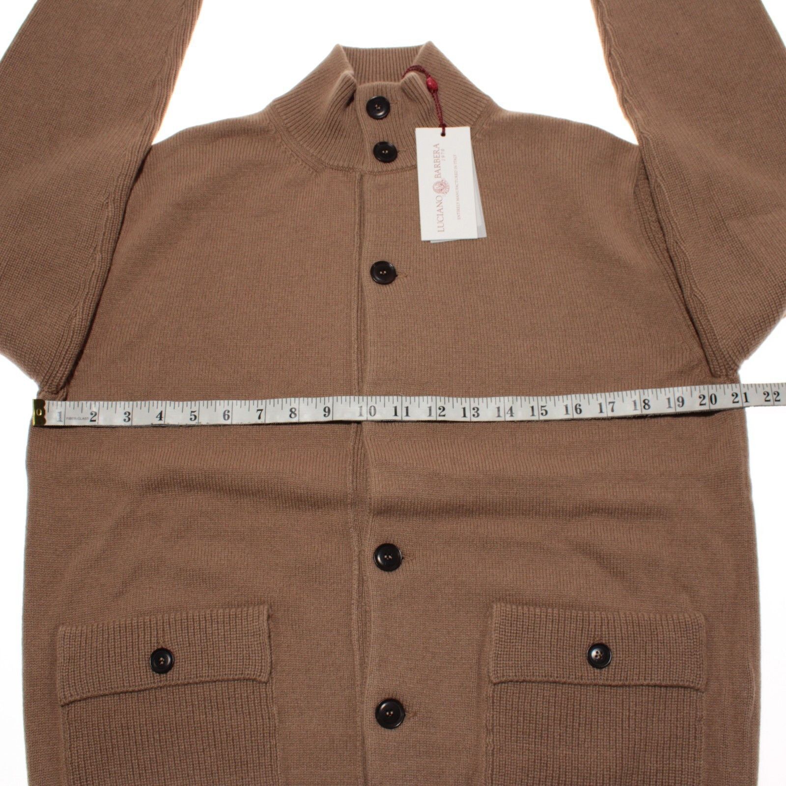 Luciano Barbera Luciano Barbera Sweater Size US M in Brown Size US M / EU 48-50 / 2 - 6 Thumbnail