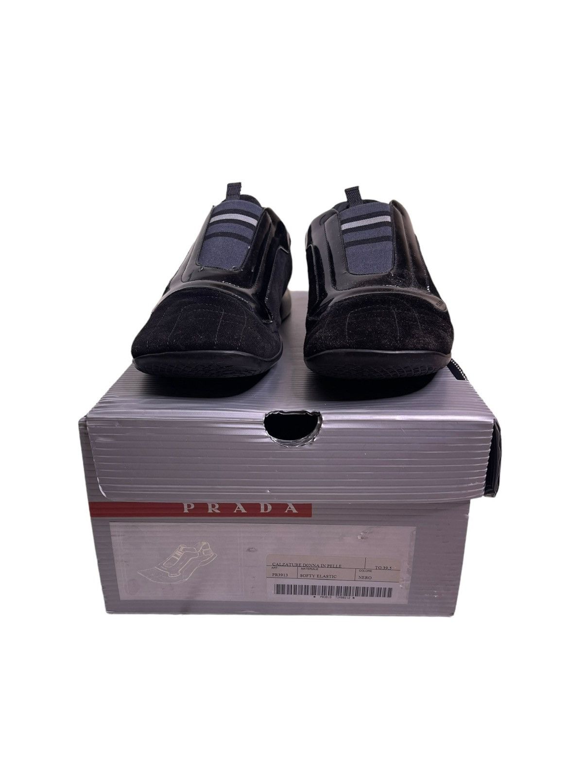 Prada × Vintage Vintage Prada square toe sneakers Size US 8.5 / IT 38.5 - 9 Thumbnail