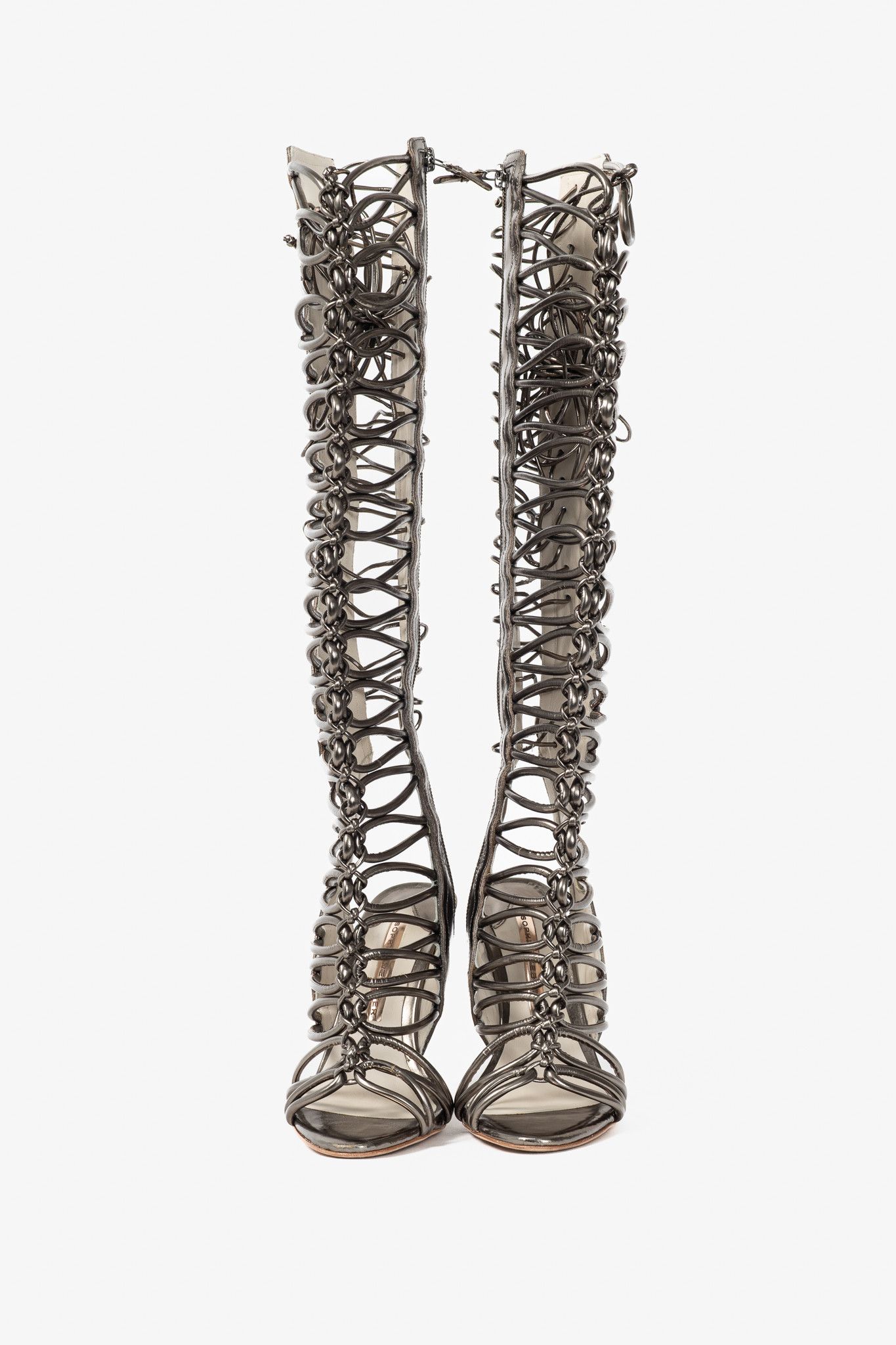 Sophia Webster Sophia Webster Clementine To-The-Knee Gladiator Sandal Boots Size US 5.5 / IT 35.5 - 2 Thumbnail
