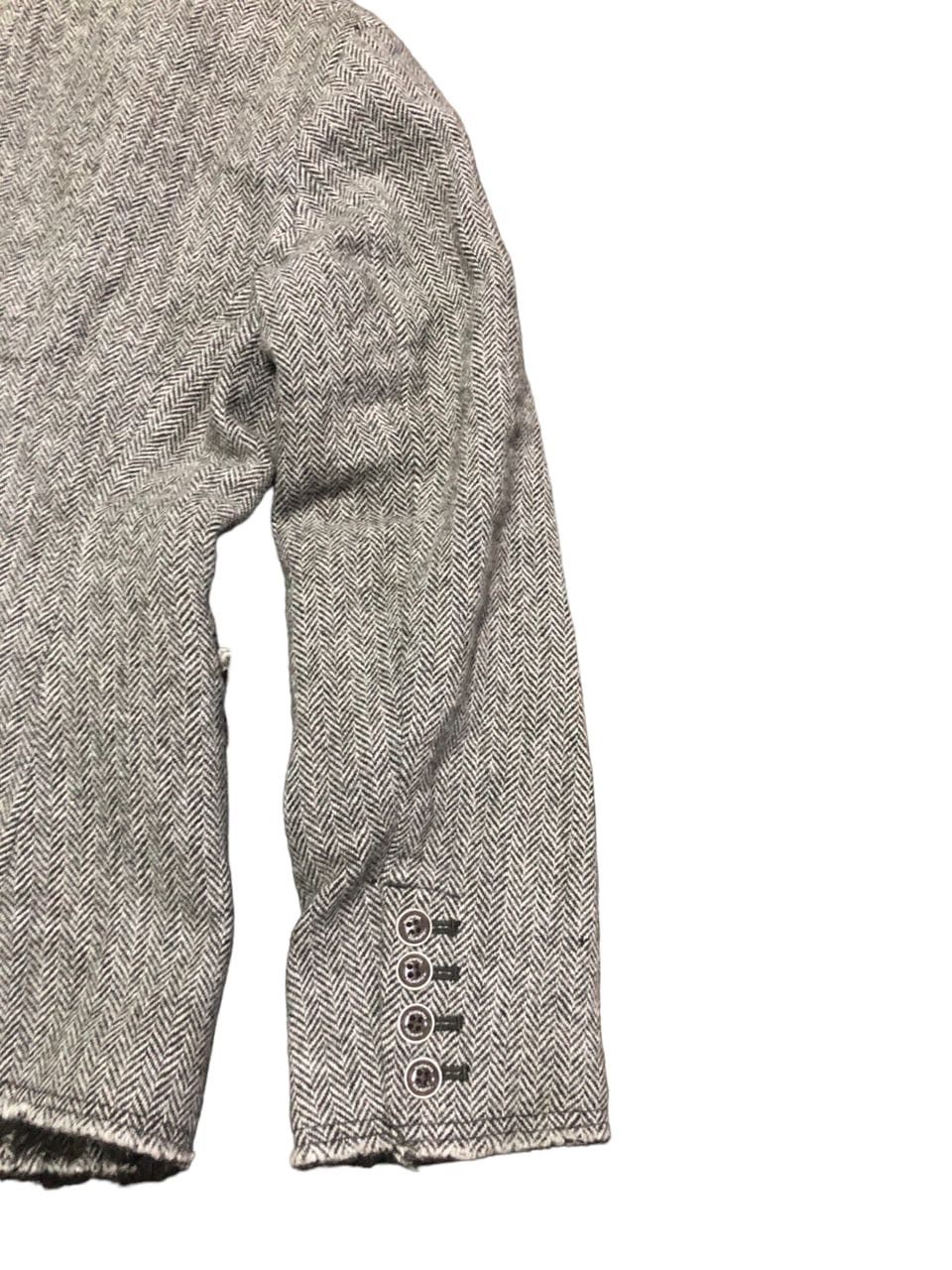 Hysteric Glamour Hysterics Glamour Tweed Wool Blazer Jacket distressed Style Size S / US 4 / IT 40 - 14 Thumbnail