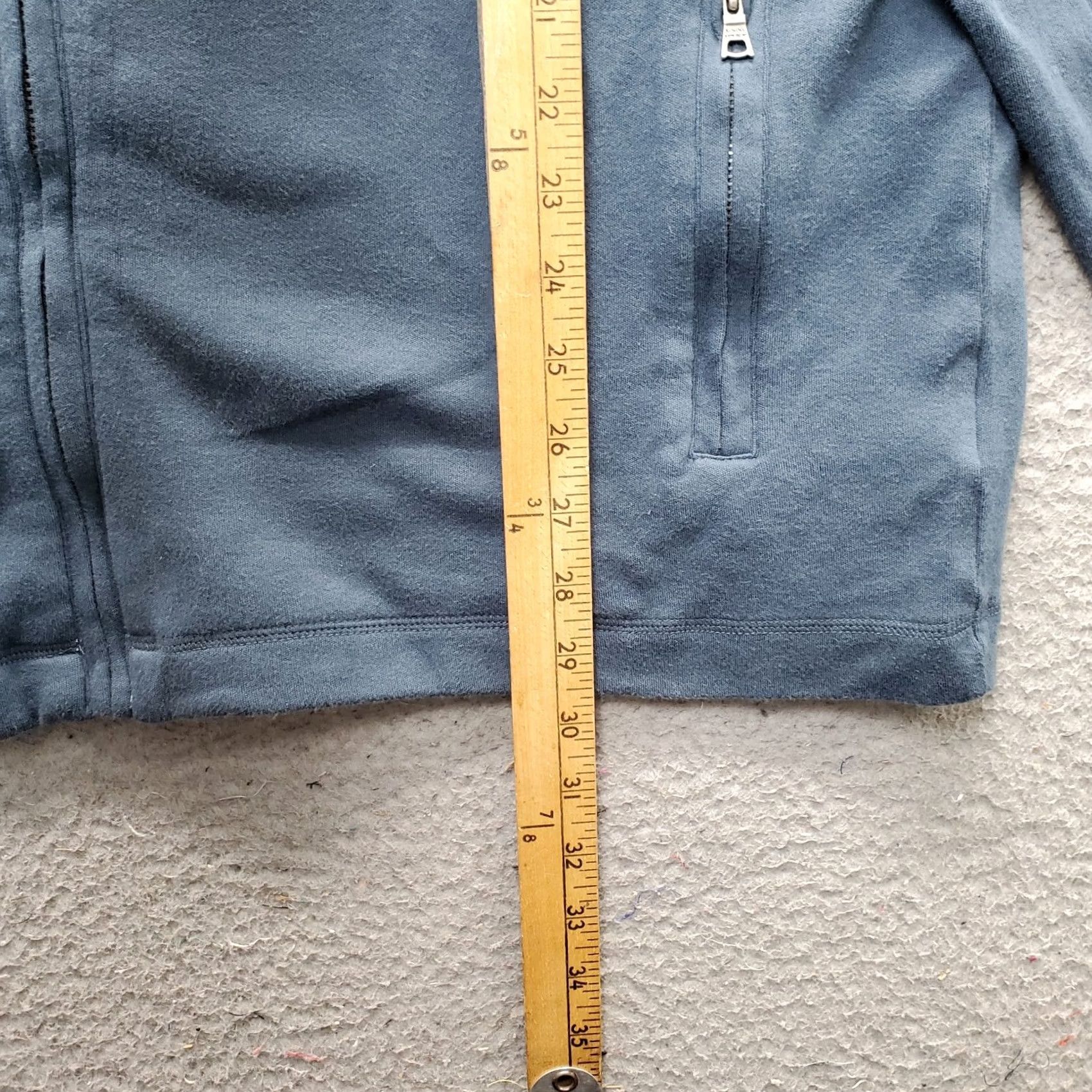 Banana Republic Banana Republic Fleece Jacket Womens XL Blue Zipper Pockets Mock Neck Full Zip Size XL / US 12-14 / IT 48-50 - 3 Thumbnail