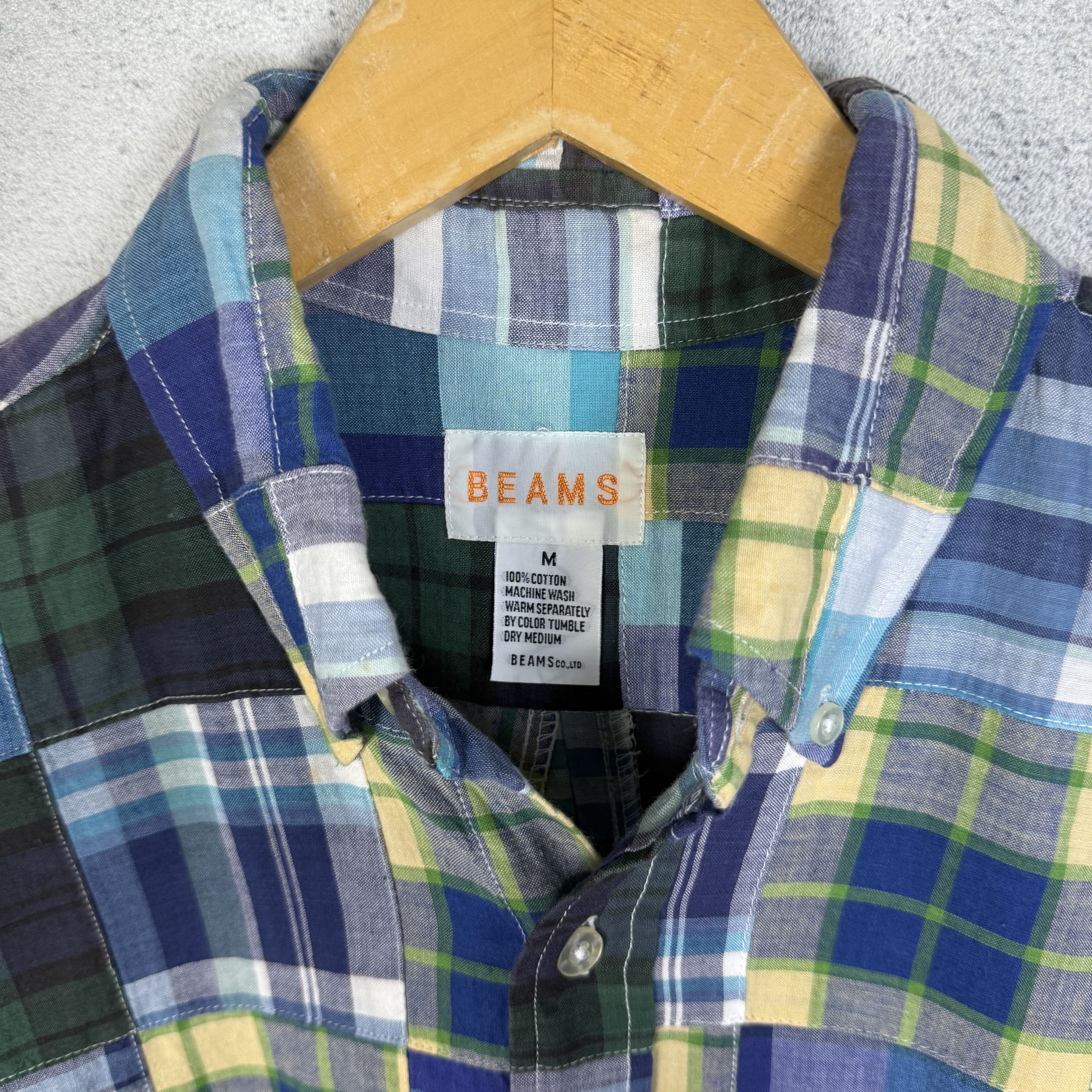 Beams Japan Beams Japan Patchwork Shirt Size US M / EU 48-50 / 2 - 4 Thumbnail