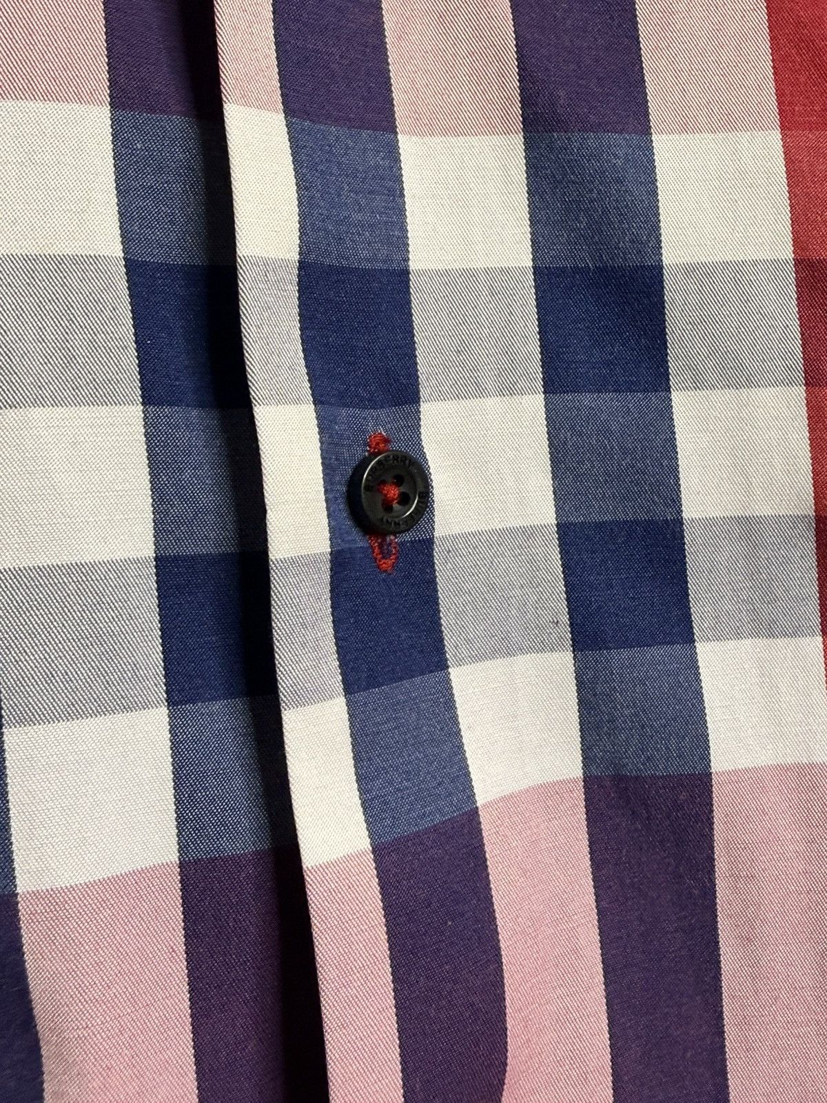 Burberry Burberry Check Pattern Shirt size M Size 48R - 5 Thumbnail