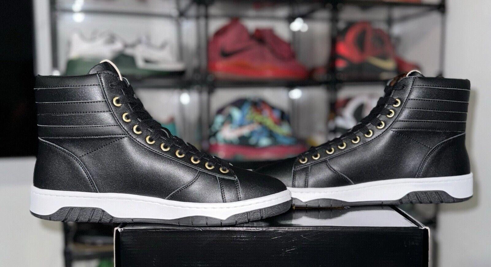 Designer TRUMP SNEAKERS Numbered 1015/5000 FIGHT Black Sneakers Sz 11 Size US 11 / EU 44 - 6 Thumbnail