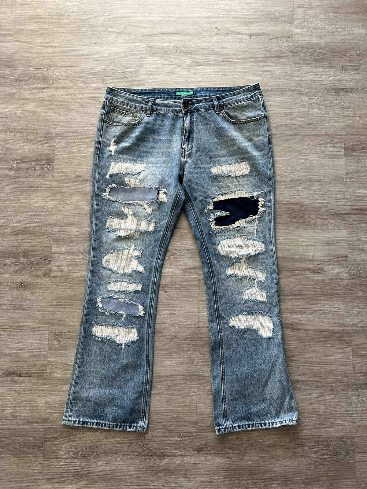 Handmade Handmade Rust Distressed Denim Size US 36 / EU 52 - 1 Thumbnail