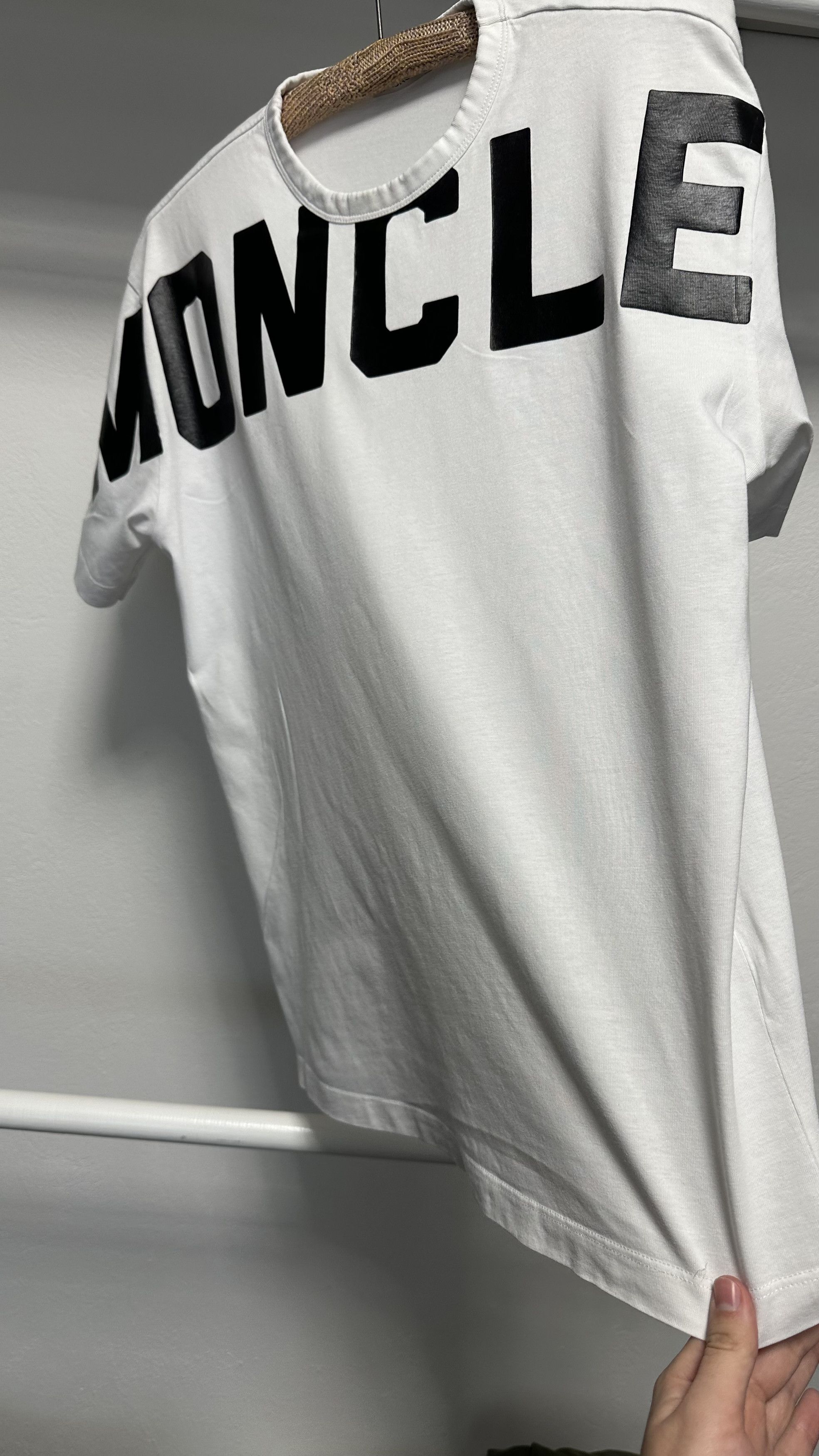 Moncler Moncler Top Hokuri Short Sleeve T-Shirt Big Logo Size US M / EU 48-50 / 2 - 6 Thumbnail
