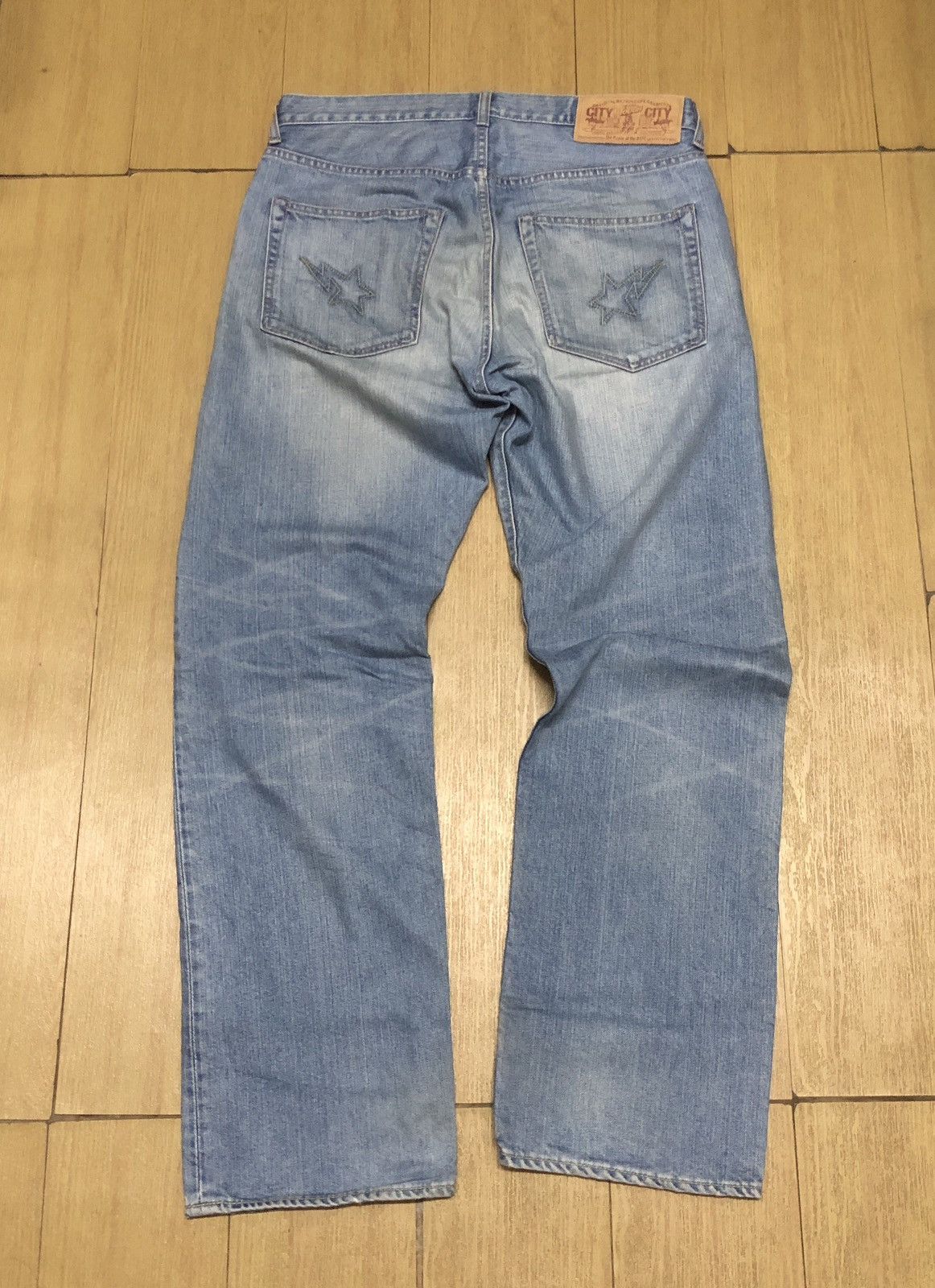 Bape OG Bapesta Denim Jeans Size US 34 / EU 50 - 1 Thumbnail