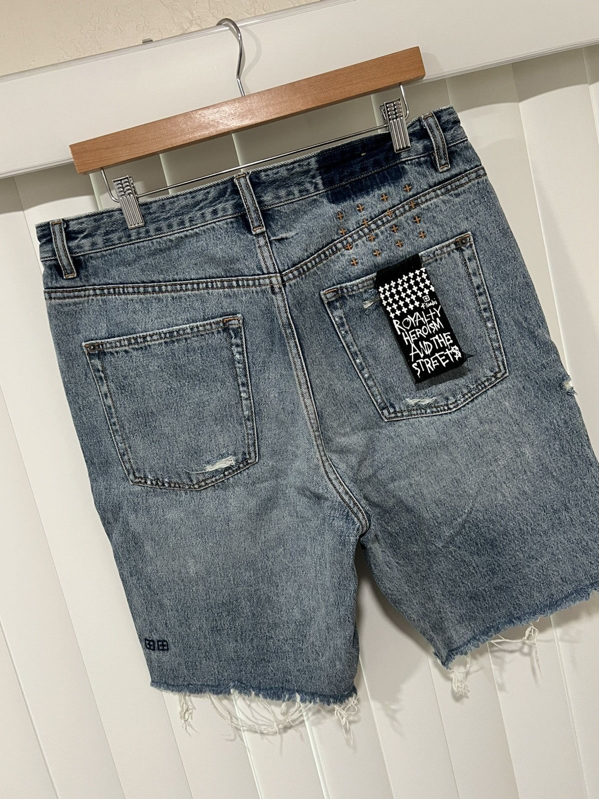 Ksubi Ksubi Wolf Denim Short Rekonize Ruins Size US 34 / EU 50 - 6 Thumbnail