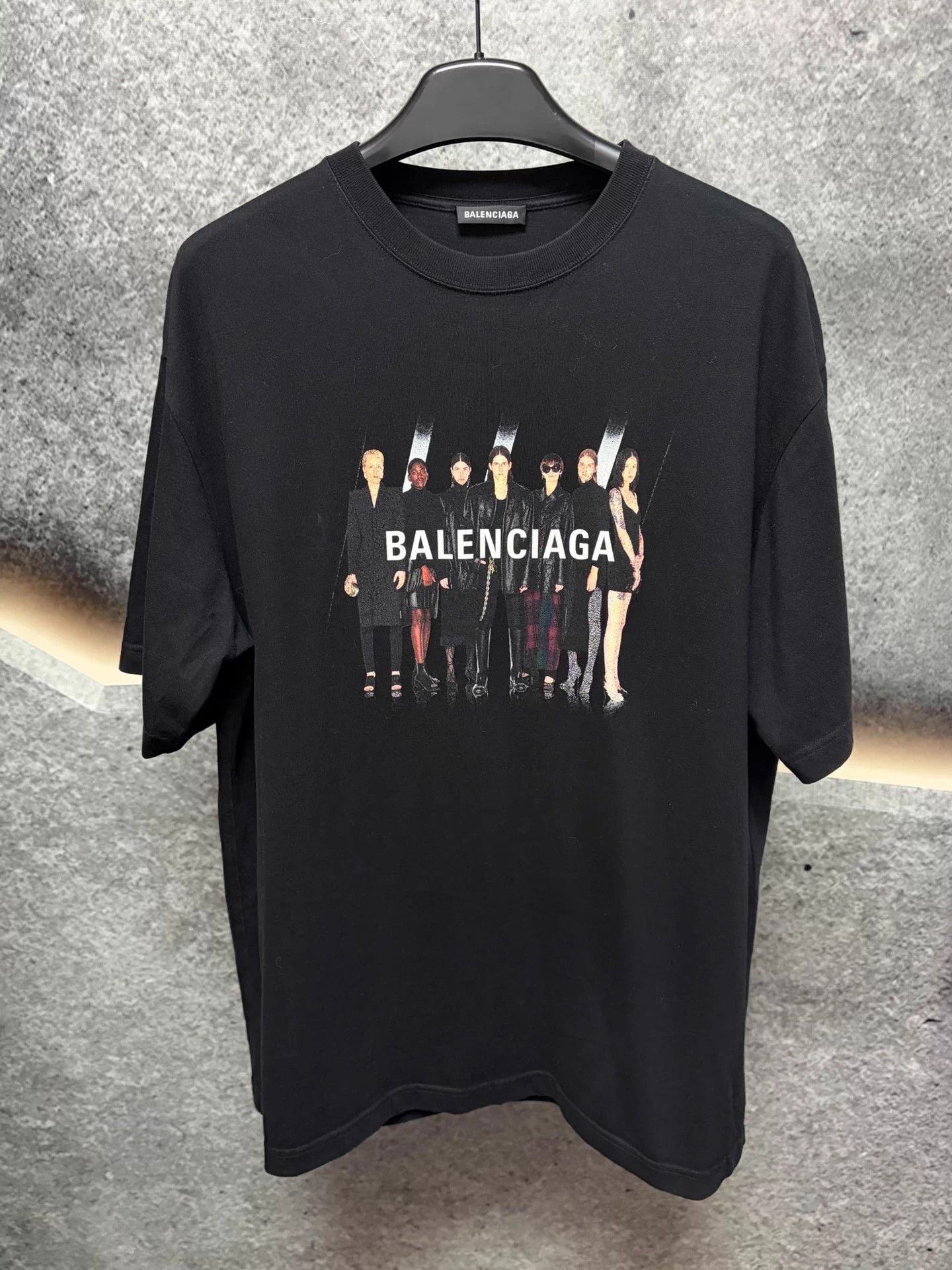 Balenciaga Balenciaga Band Print Short Sleeve Tee Black M Size US M / EU 48-50 / 2 - 1 Thumbnail