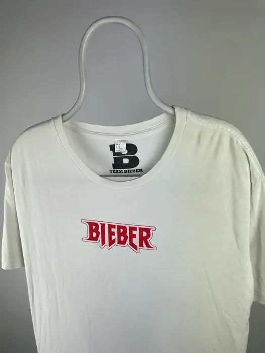 Justin Bieber Justin Bieber stadium T-shirt streetwear size XLarge white Size US XL / EU 56 / 4 - 3 Thumbnail