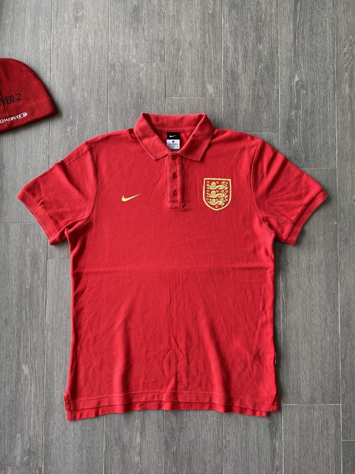 Nike × Vintage Nike x England 2013 Polo Shirt Size US L / EU 52-54 / 3 - 1 Thumbnail