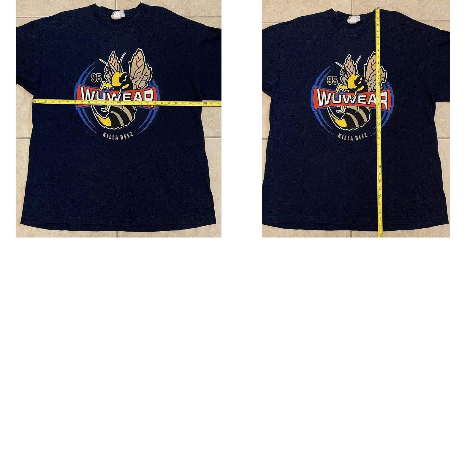 Vintage VINTAGE Wu Wear Shirt 2XL Blue Hip Hop 90s NYC Rap Tee Mens Forever Size US XXL / EU 58 / 5 - 9 Thumbnail